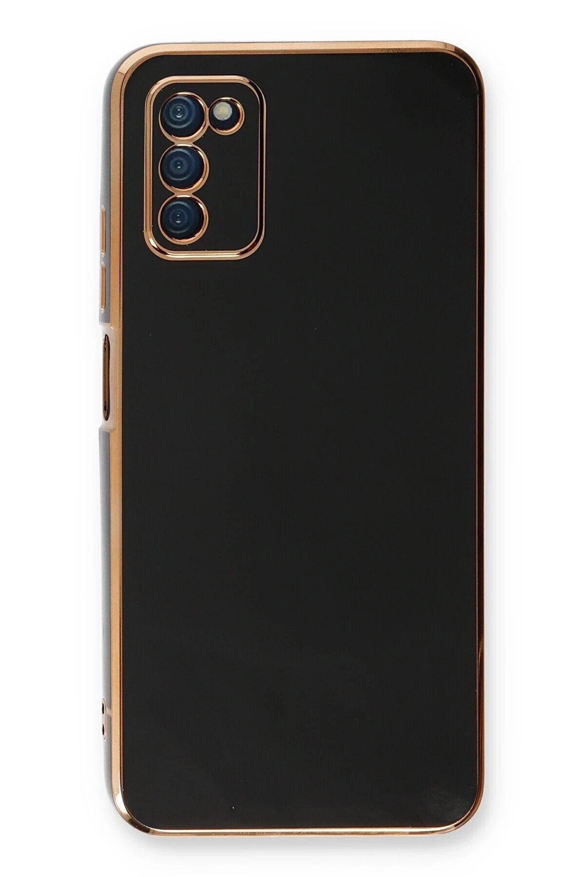 Samsung Galaxy A03S Kılıf Volet Si̇li̇kon - Si̇yah - Dropx2364-8160