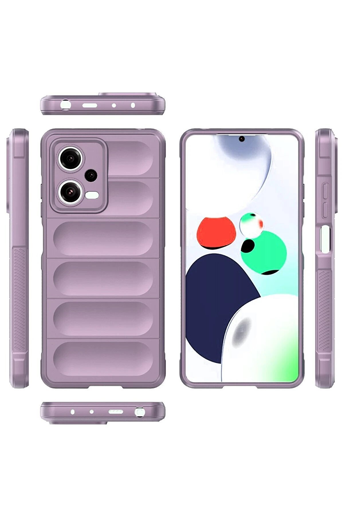 Xi̇aomi̇ Poco X5 5G Kılıf Opti̇mum Si̇li̇kon - Mor - Dropx5694-4199