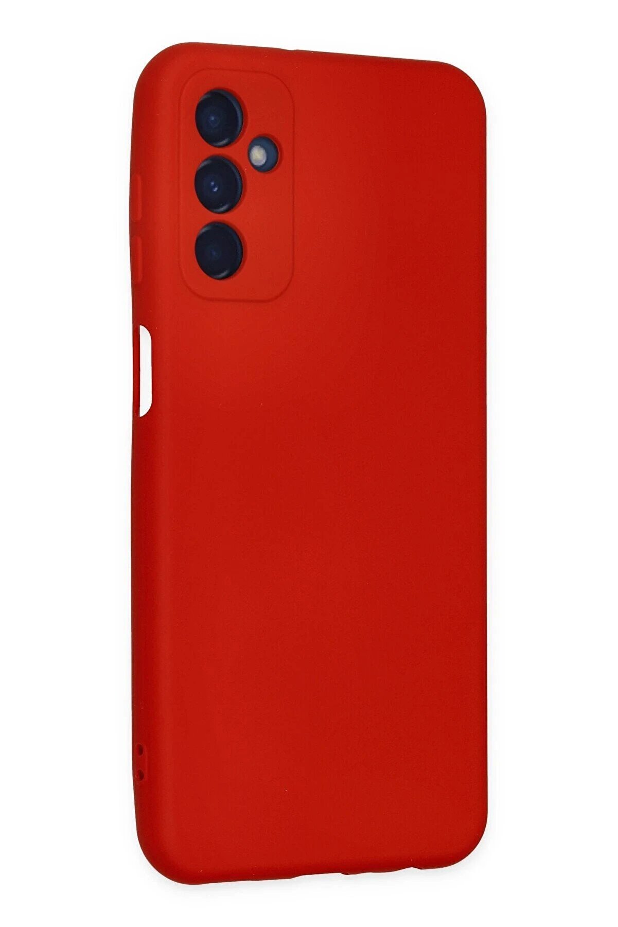 Samsung Galaxy M23 Kılıf Nano İçi̇ Kadi̇fe Si̇li̇kon - Kırmızı - Dropx9062-4914