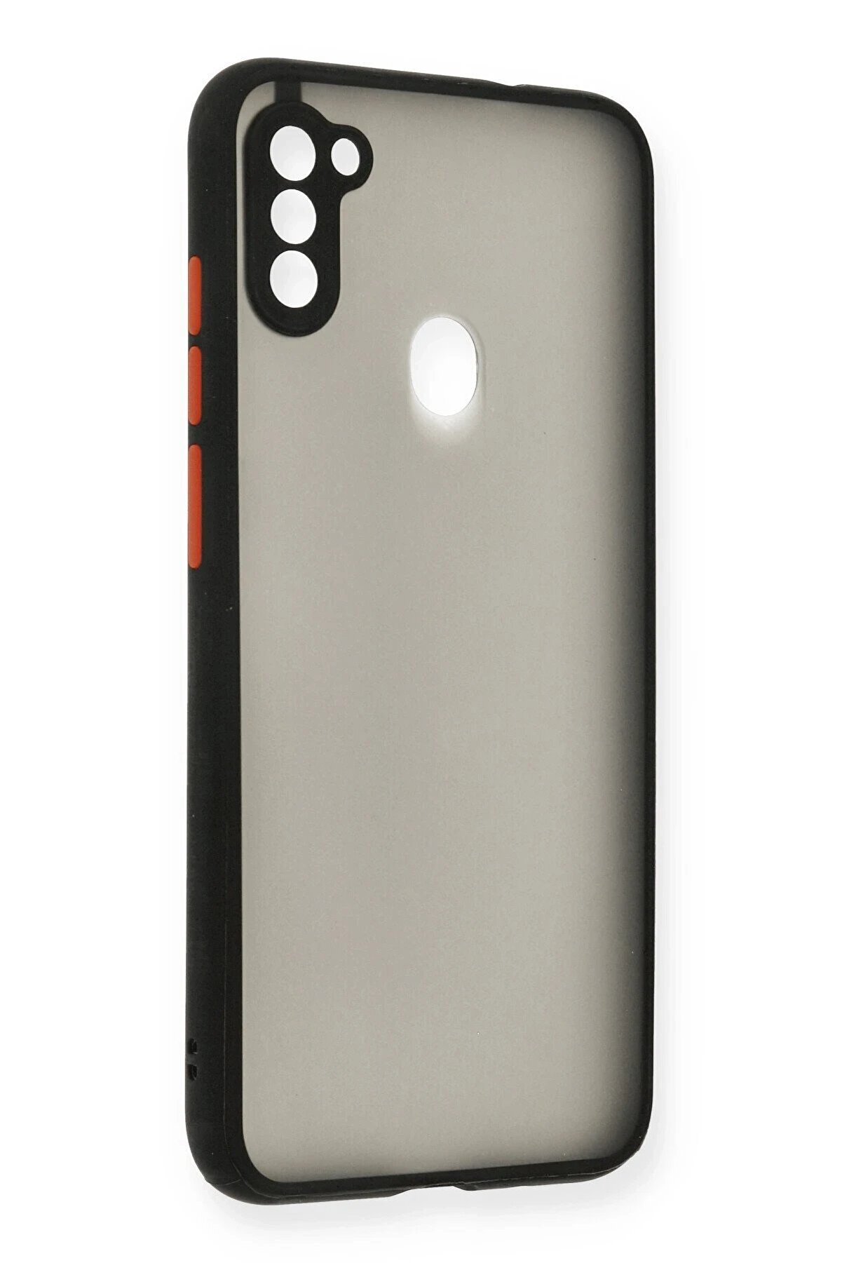 CepteToptan Samsung Galaxy A11 Kılıf Montreal Silikon Kapak - Siyah - DROPX7200-3552