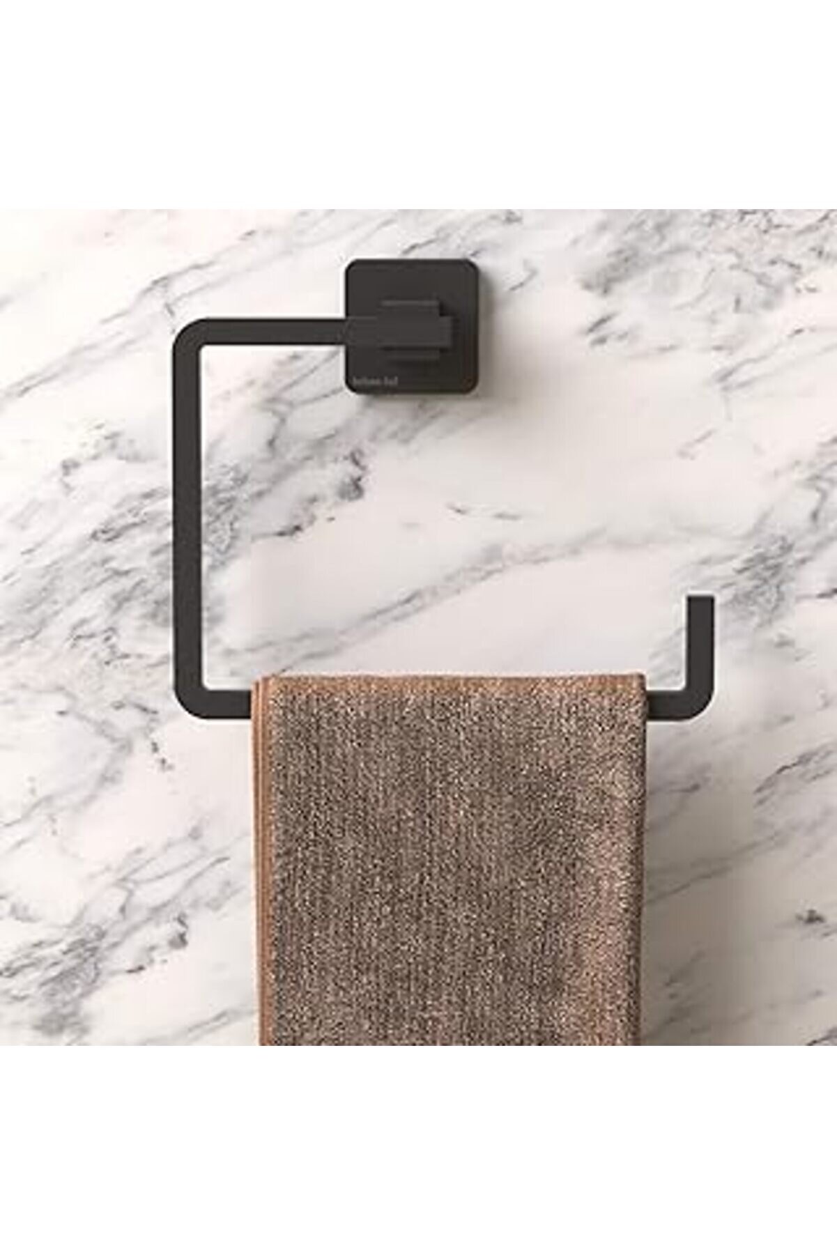 STOREMAX Tekno-tel 11.mg.335.01 Ömür Boyu Paslanmaz Havluluk Mat, Siyah, Small