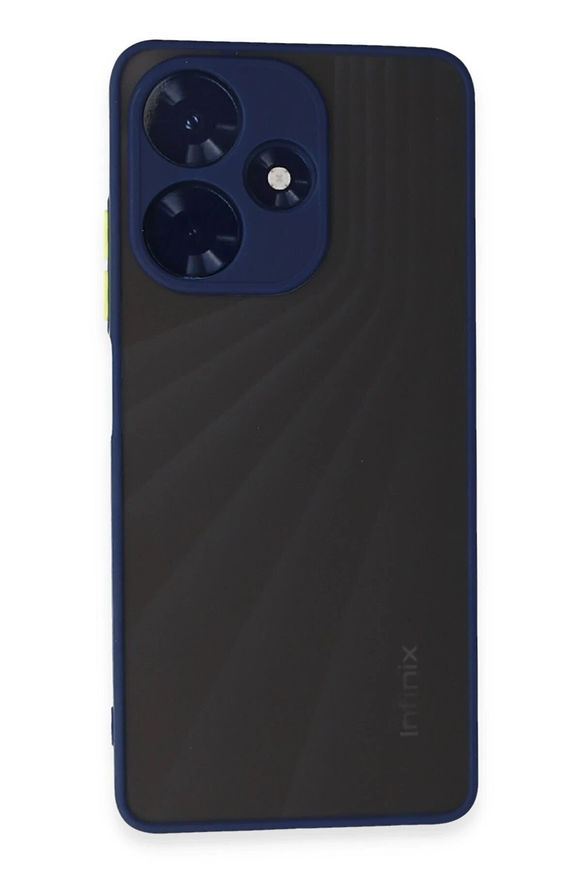 CepteToptan İnfinix Hot 30 4G Kılıf Montreal Silikon Kapak - Lacivert - DROPX6149-9273