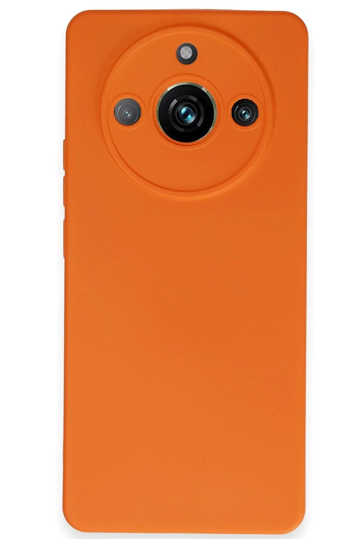 CepteToptan Realme 11 Pro Kılıf Nano içi Kadife Silikon - Turuncu - DROPX9826-5398