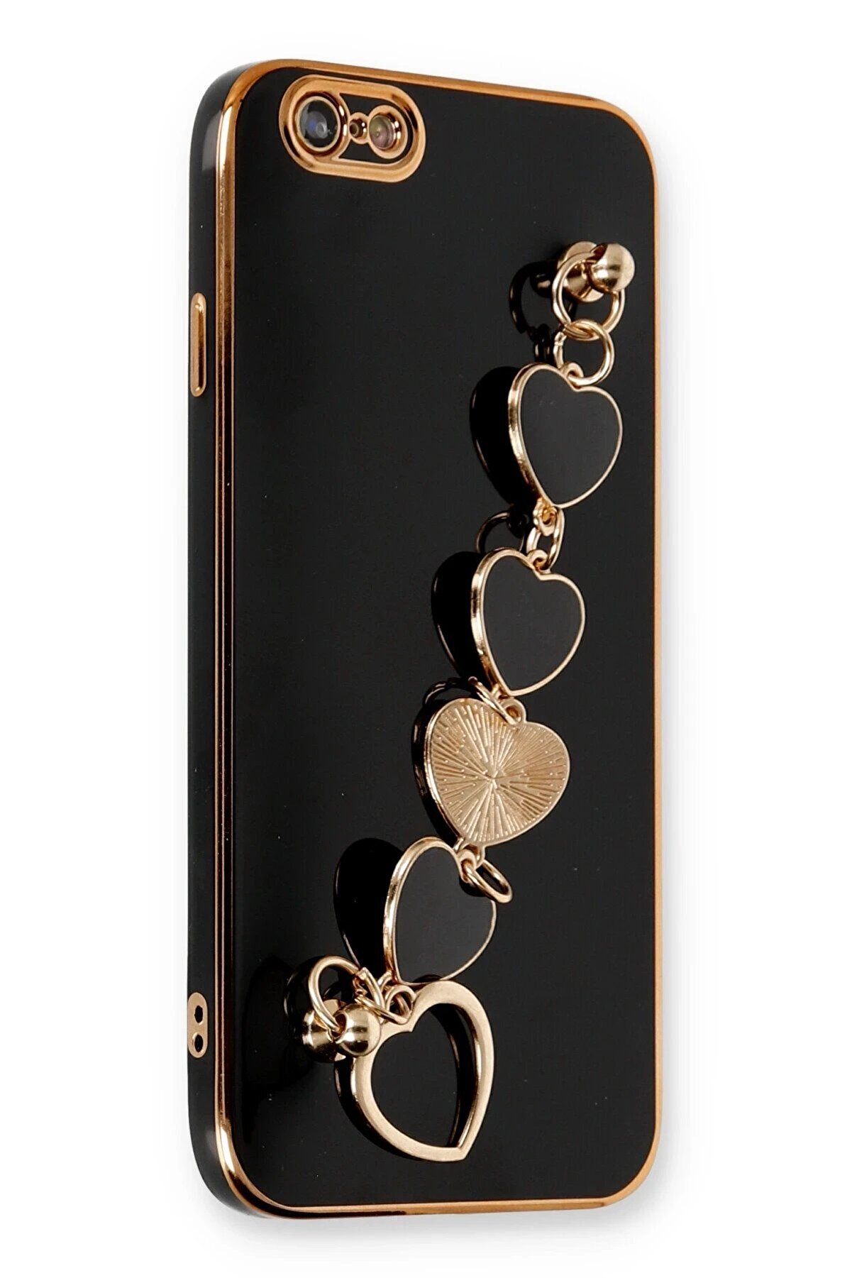 CepteToptan iPhone 6 Kılıf Esila Silikon - Siyah - DROPX8964-2018