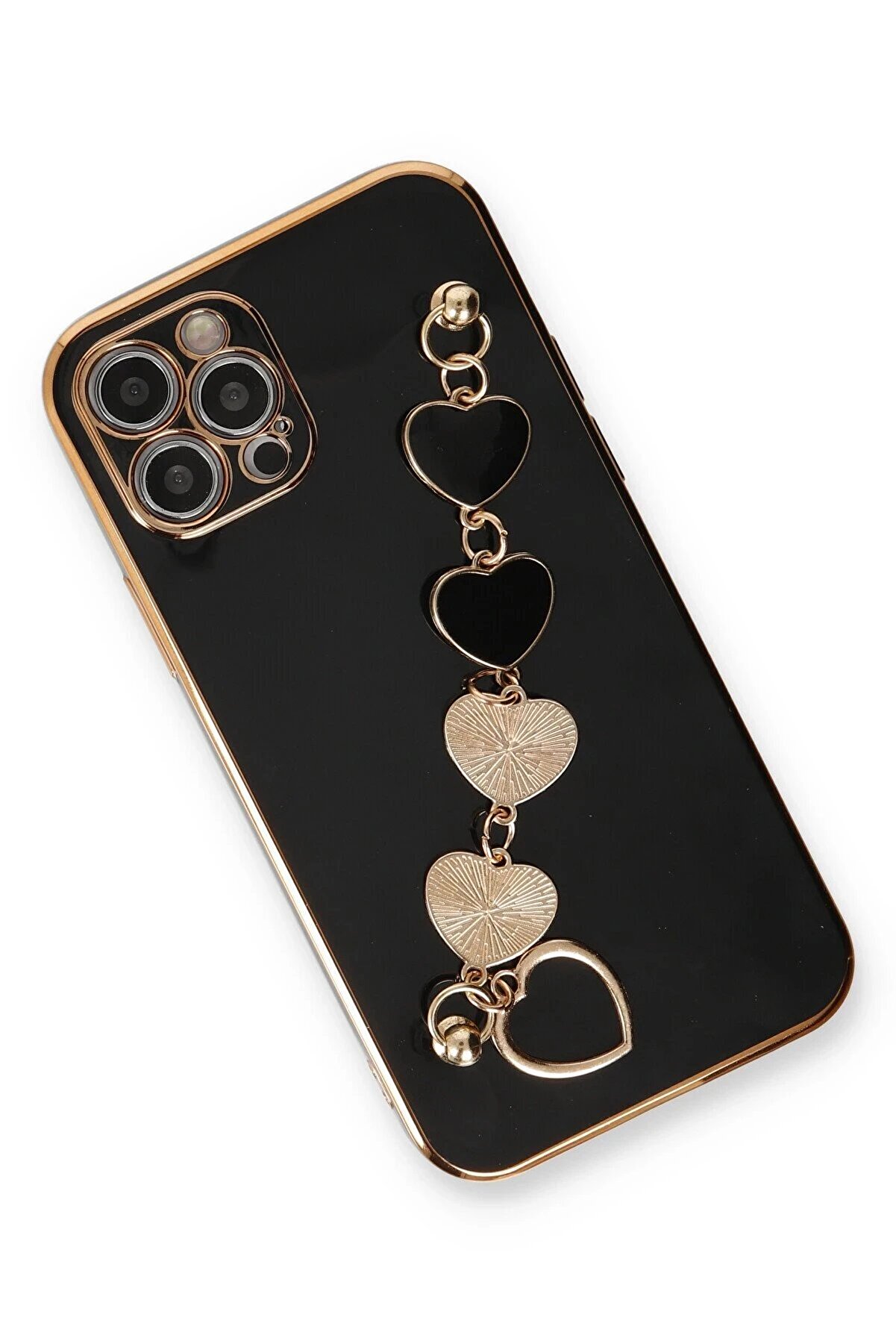 İphone 12 Pro Max Kılıf Esi̇la Si̇li̇kon - Si̇yah - Dropx4251-7637