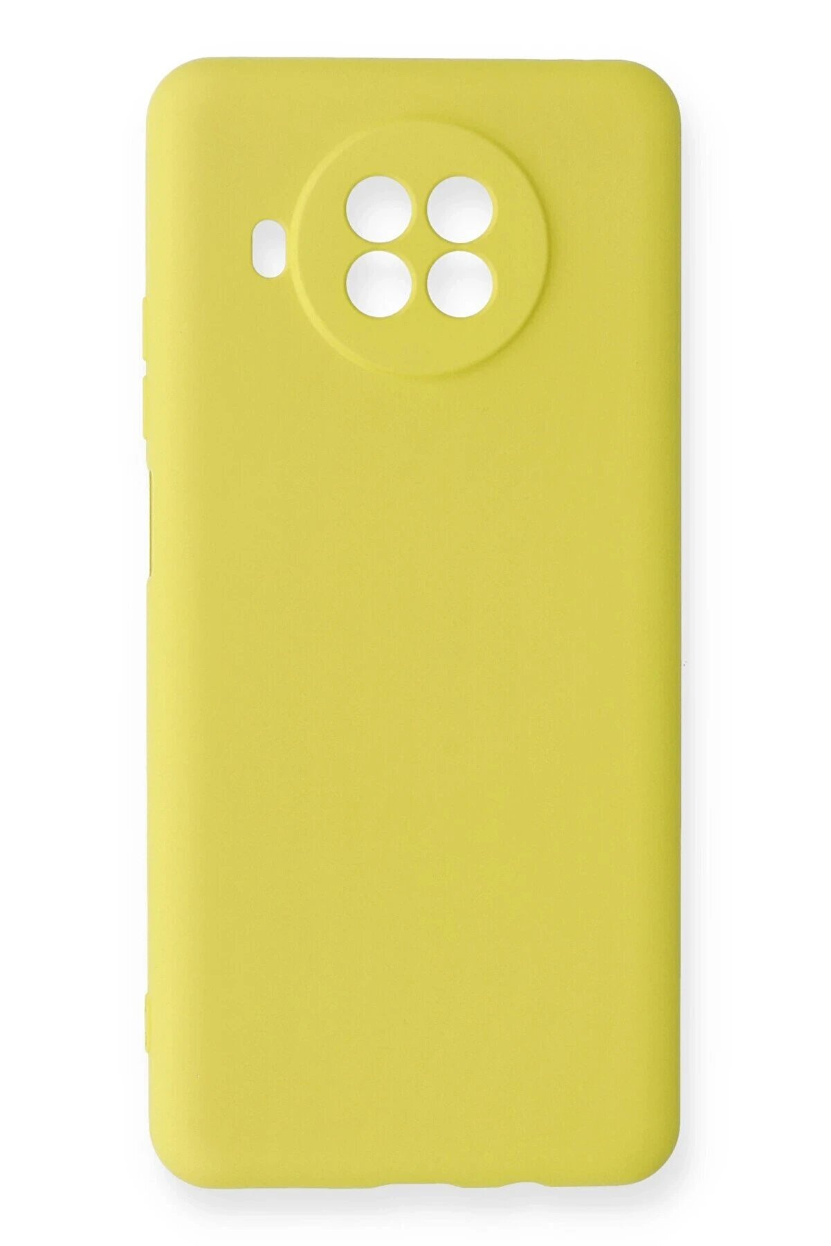 CepteToptan Xiaomi Mi 10T Lite Kılıf Nano içi Kadife Silikon - Sarı - DROPX8323-6547