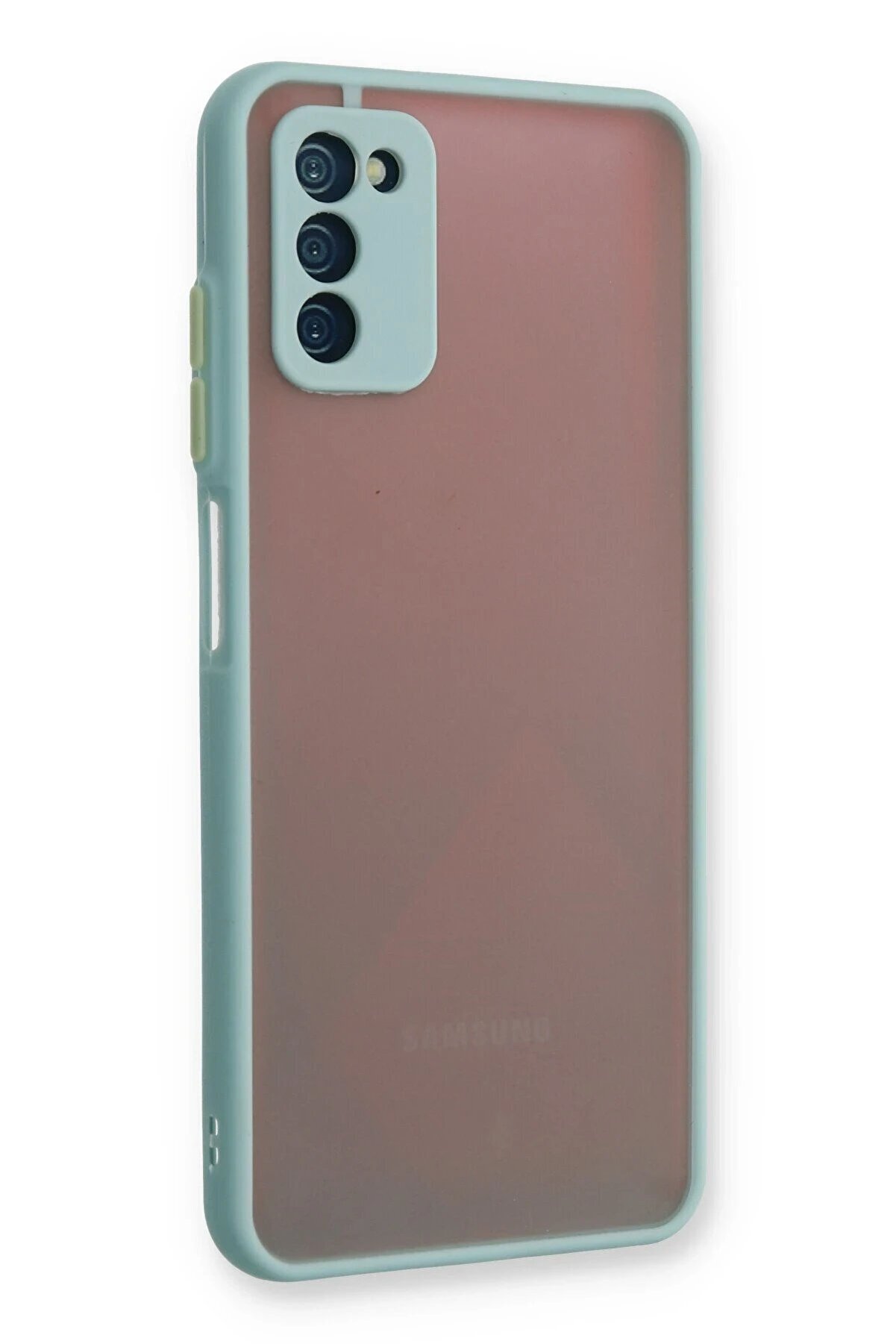 Samsung Galaxy A03S Kılıf Montreal Si̇li̇kon Kapak - Turkuaz - Dropx2244-2582