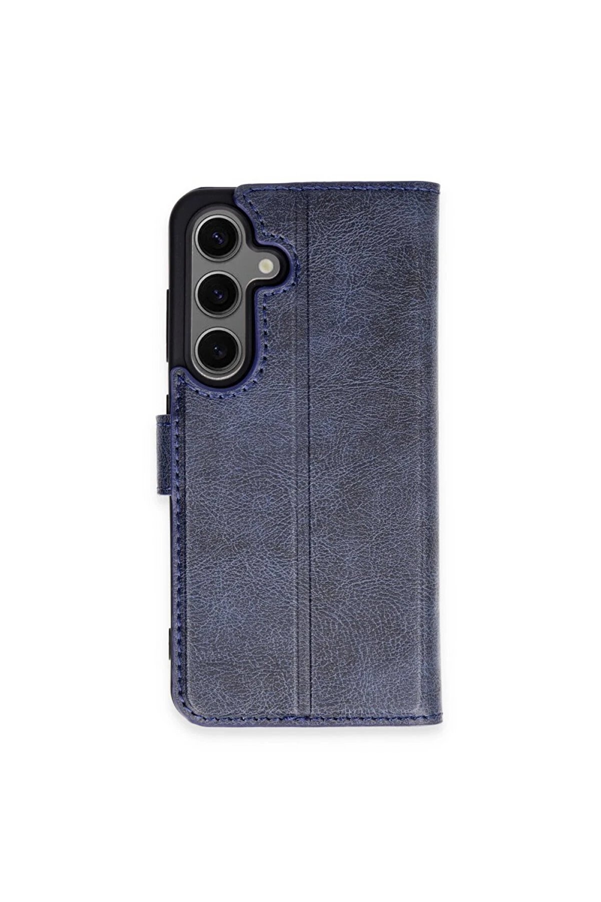 CepteToptan Samsung Galaxy S24 Plus Kılıf Trend S Plus Kapaklı Kılıf - Lacivert - DROPX3839-7279