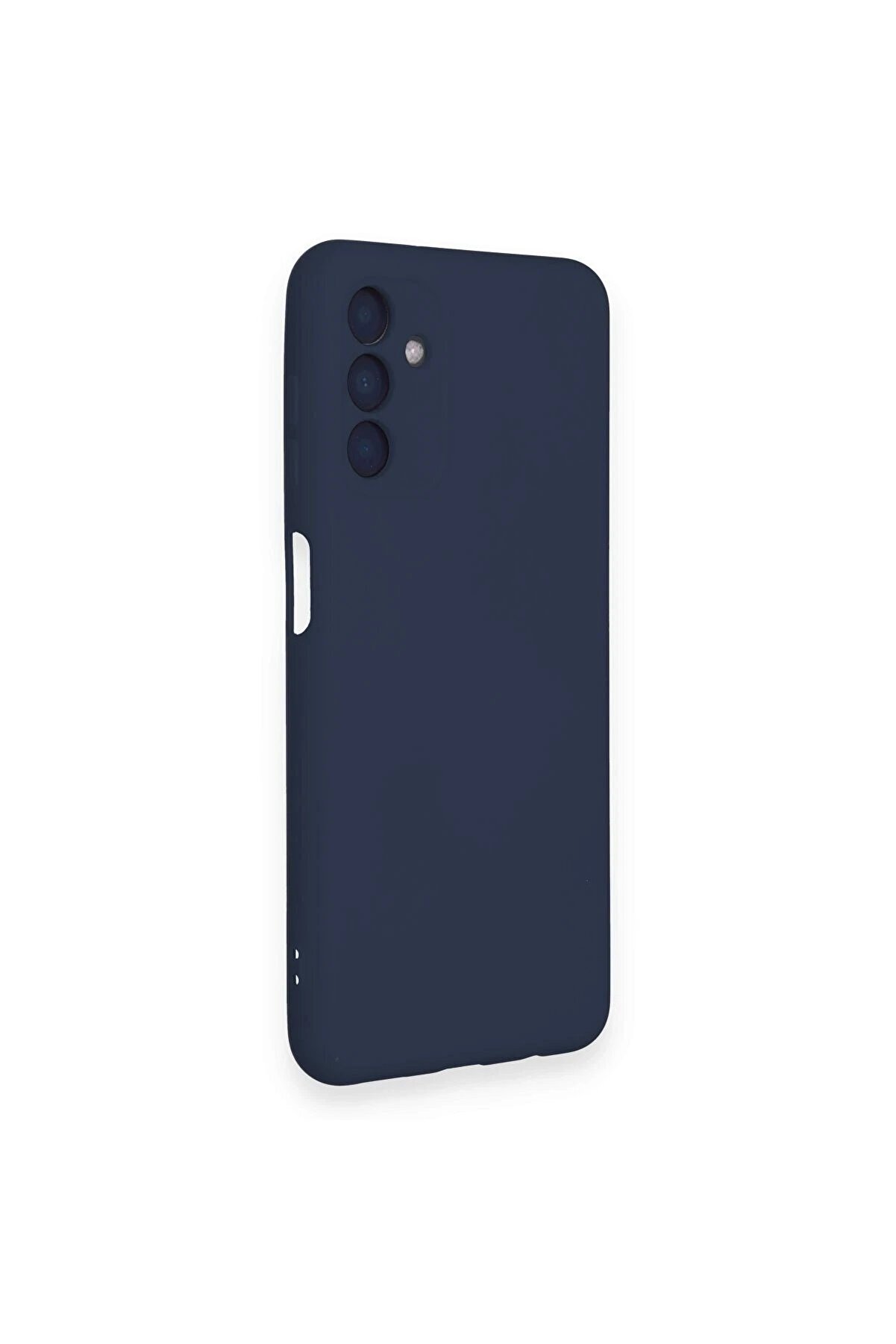 Samsung Galaxy A14 4G Kılıf Nano İçi̇ Kadi̇fe Si̇li̇kon - Laci̇vert - Dropx9910-5479