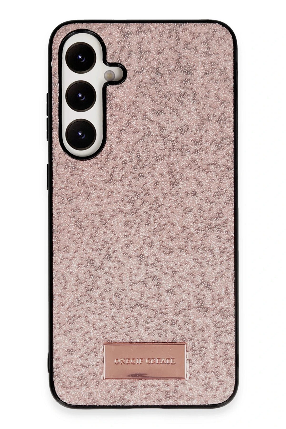 CepteToptan Samsung Galaxy A05S Bright Simli Kapak - Pembe - DROPX4140-3759