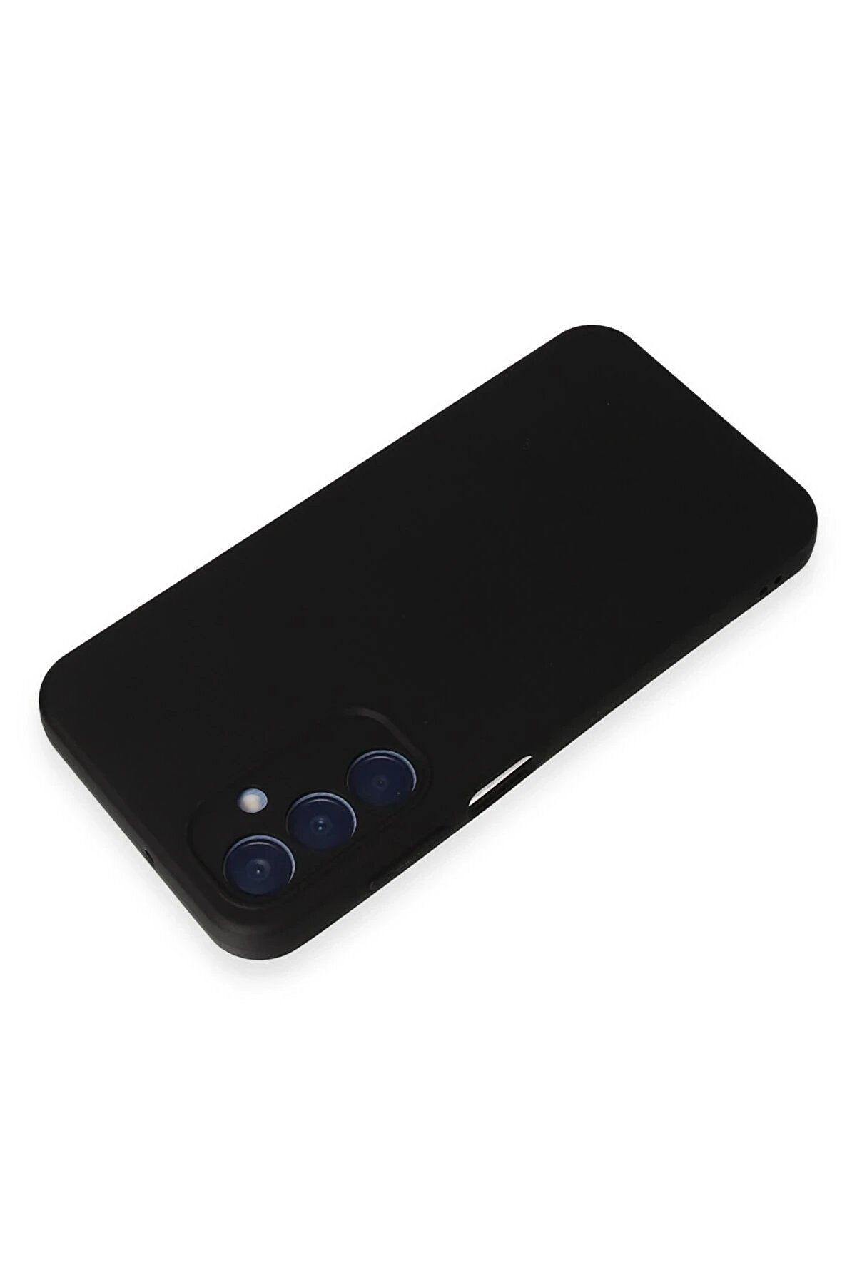 Samsung Galaxy A25 5G Kılıf Nano İ&ccedil;i̇ Kadi̇fe Si̇li̇kon - Si̇yah - Dropx6034-9074