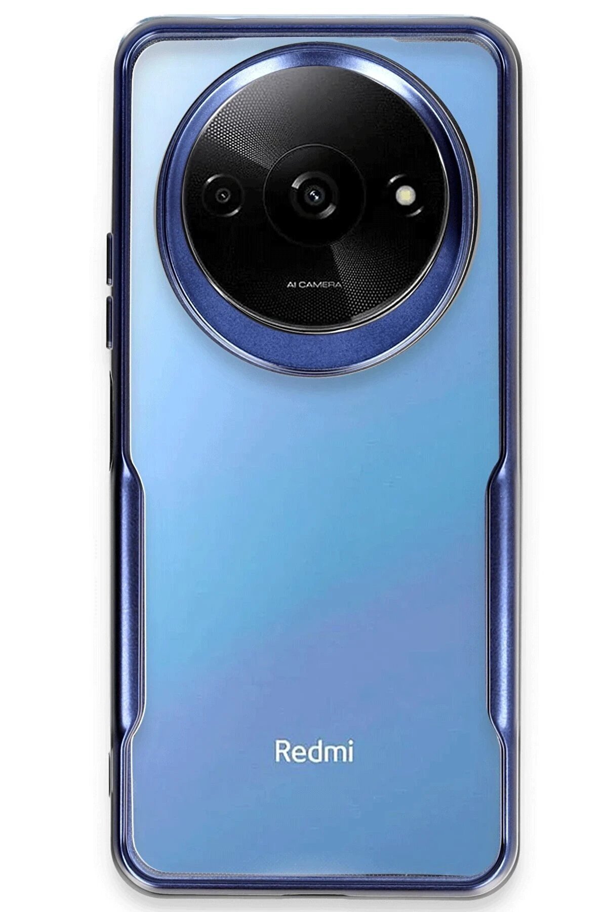 CepteToptan Xiaomi Redmi A3 4G Kılıf Boyi Silikon Kapak - Lacivert - DROPX4838-2843