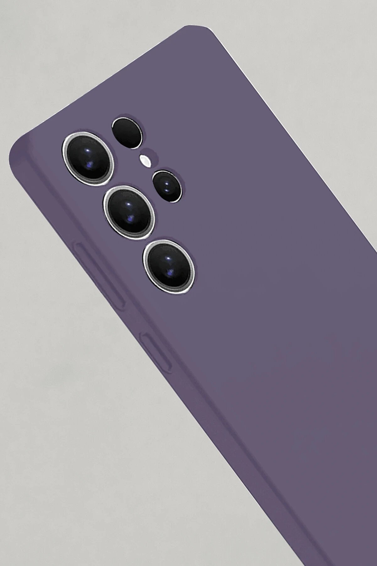 Samsung Galaxy S25 Ultra Kılıf Nano İ&ccedil;i̇ Kadi̇fe Si̇li̇kon - Mor - Dropx3861-4217