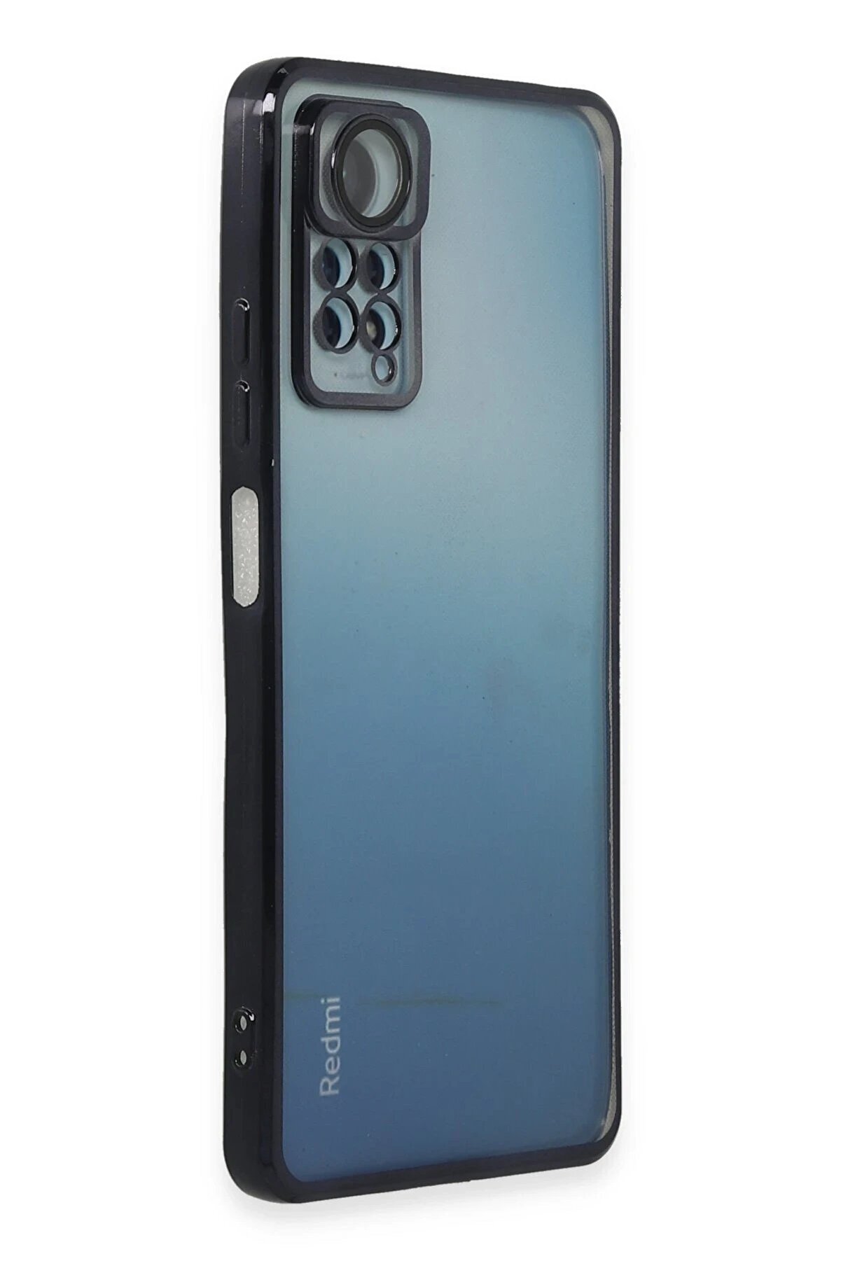 Xi̇aomi̇ Redmi̇ Note 12 Pro 4G Kılıf Lensli̇ Si̇li̇kon - Si̇yah - Dropx9164-3894