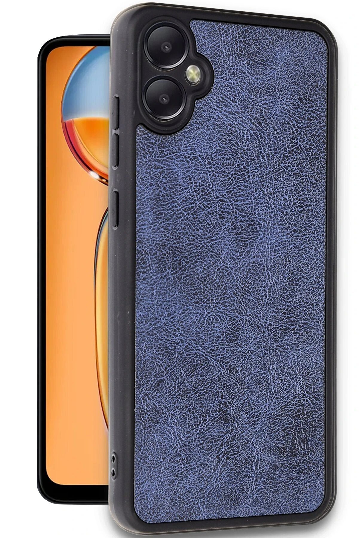 Samsung Galaxy A05 Kılıf Aras Deri̇ Kapak - Laci̇vert - Dropx5762-1535