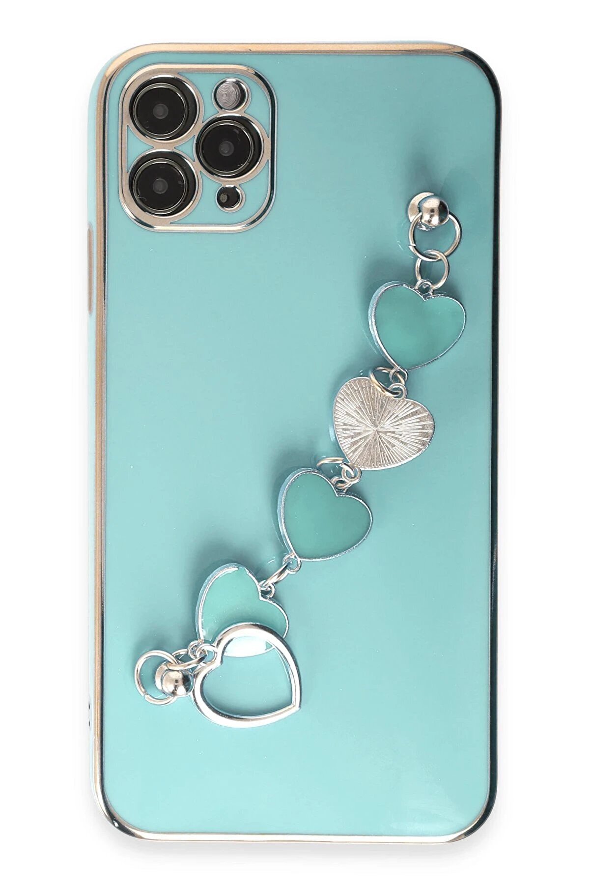 İphone 11 Pro Kılıf Esi̇la Si̇li̇kon - Su Yeşi̇li̇ - Dropx5987-1904