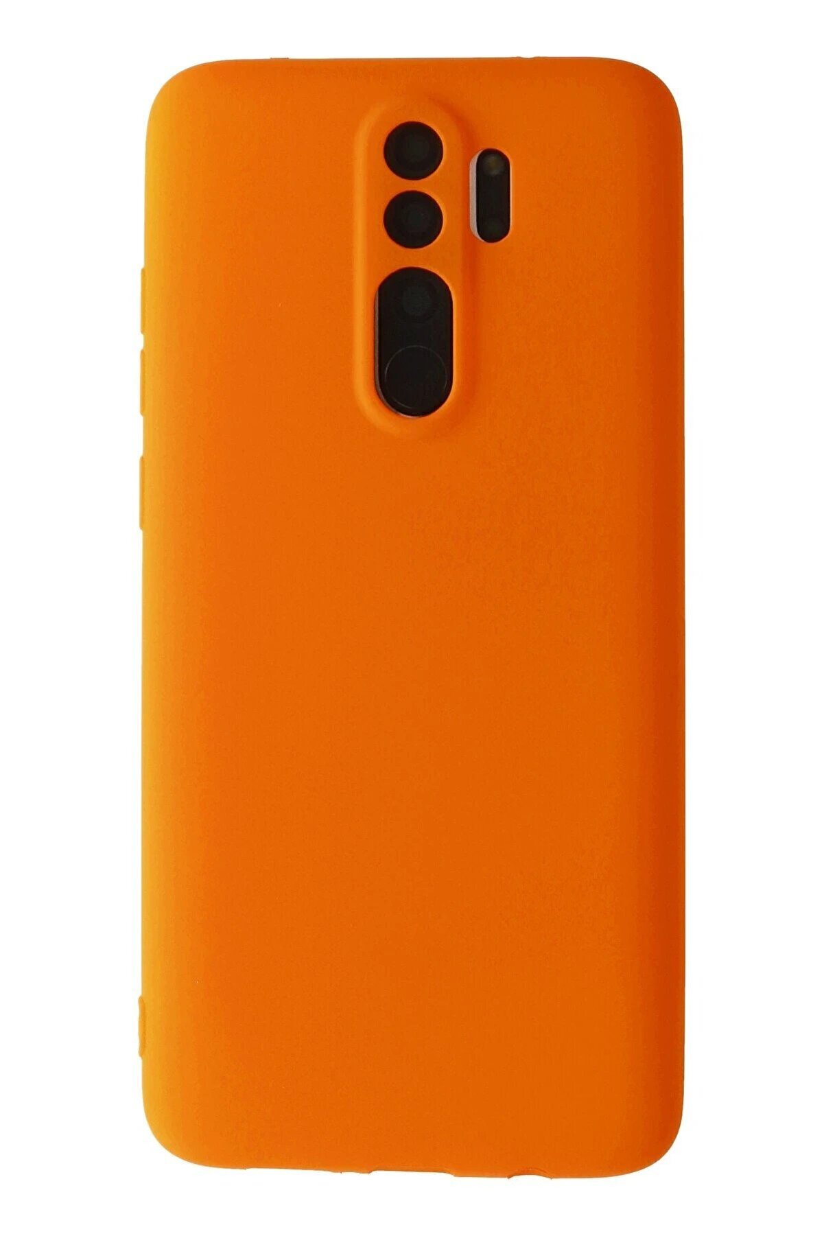 CepteToptan Xiaomi Redmi Note 8 Pro Kılıf First Silikon - Turuncu - DROPX5029-6276