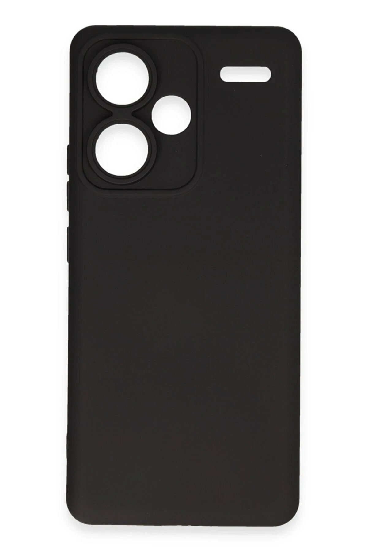 Xi̇aomi̇ Redmi̇ Note 13 Pro Plus Kılıf Nano İ&ccedil;i̇ Kadi̇fe Si̇li̇kon - Si̇yah - Dropx2318-7914