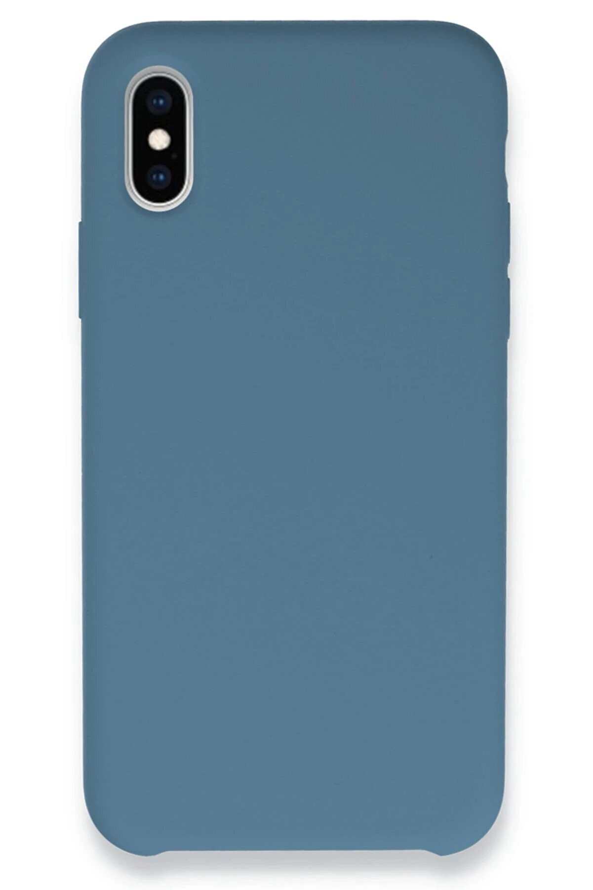 CepteToptan iPhone X Kılıf Lansman Legant Silikon - Açık Mavi - DROPX5241-4438