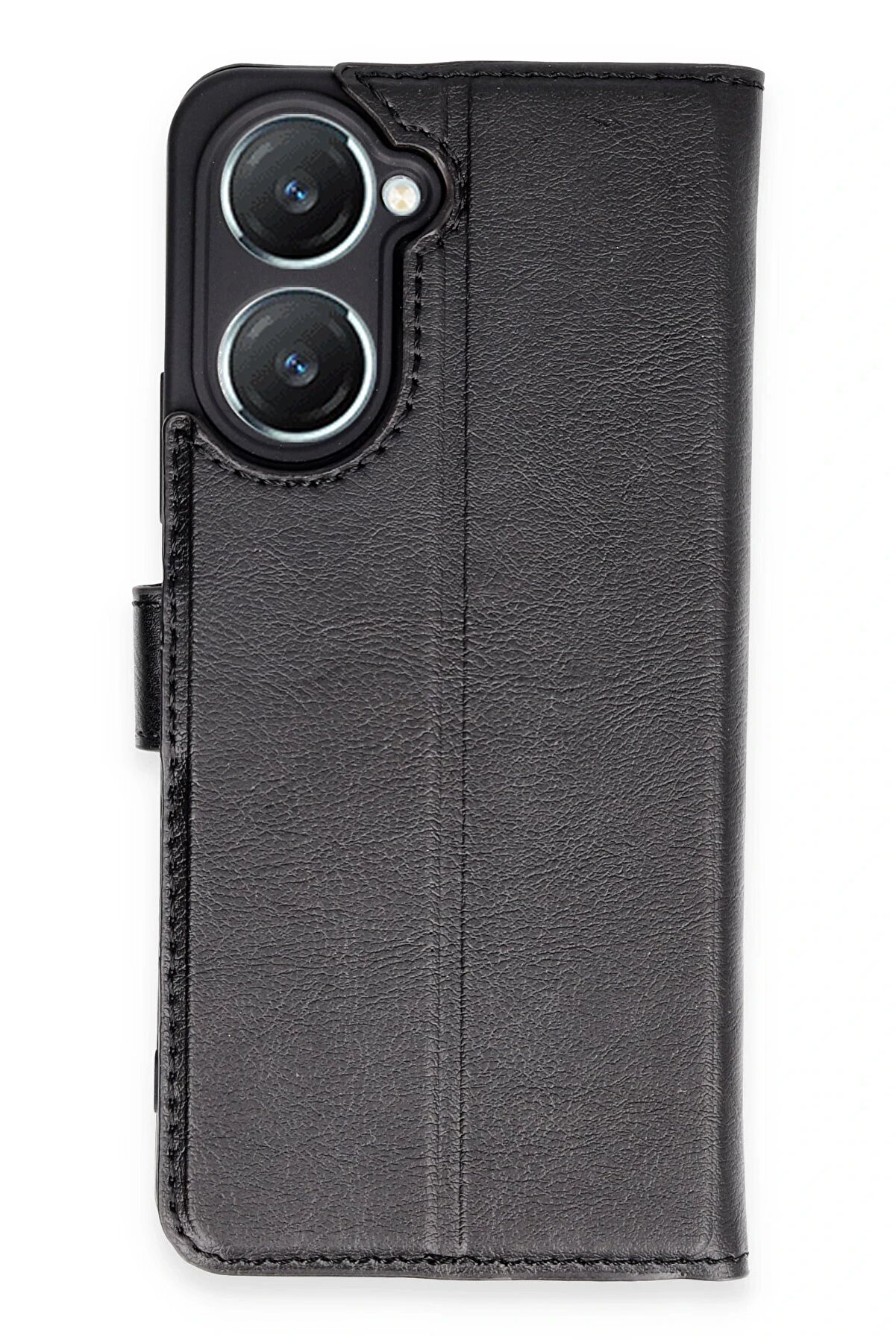 CepteToptan Vivo Y18 Kılıf Trend S Plus Kapaklı Kılıf - Siyah - DROPX6748-7182