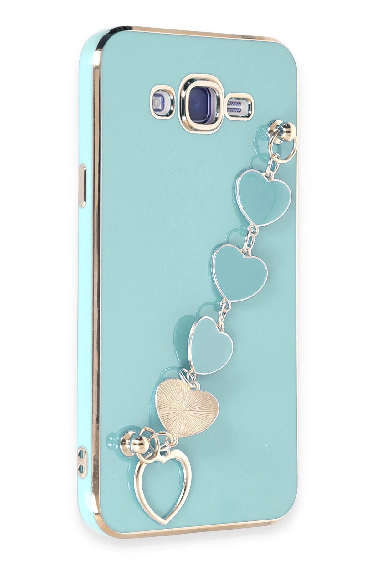 Samsung Galaxy J7 Kılıf Esi̇la Si̇li̇kon - Su Yeşi̇li̇ - Dropx1044-1546