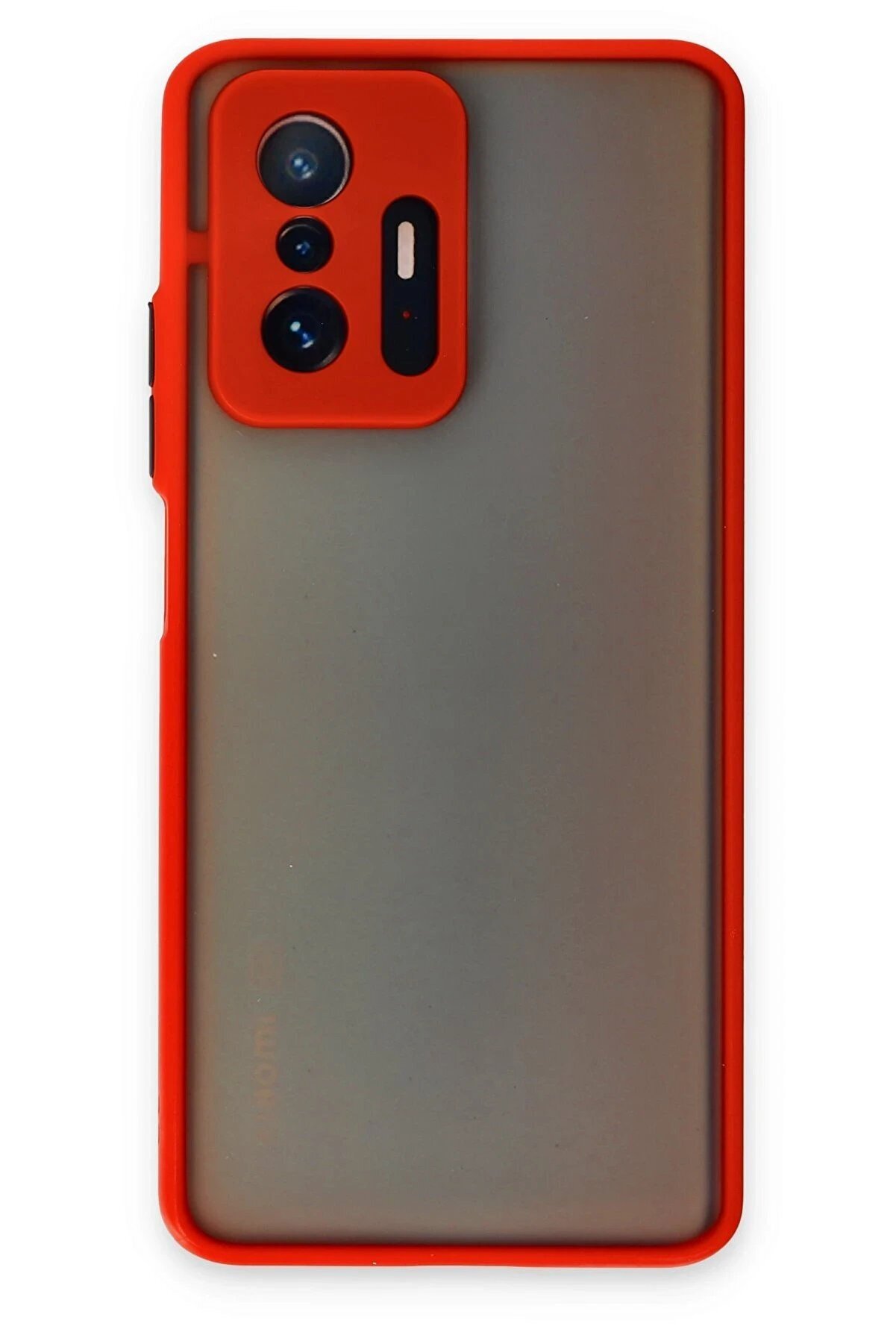 CepteToptan Xiaomi Mi 11T Pro Kılıf Montreal Silikon Kapak - Kırmızı - DROPX3871-7768
