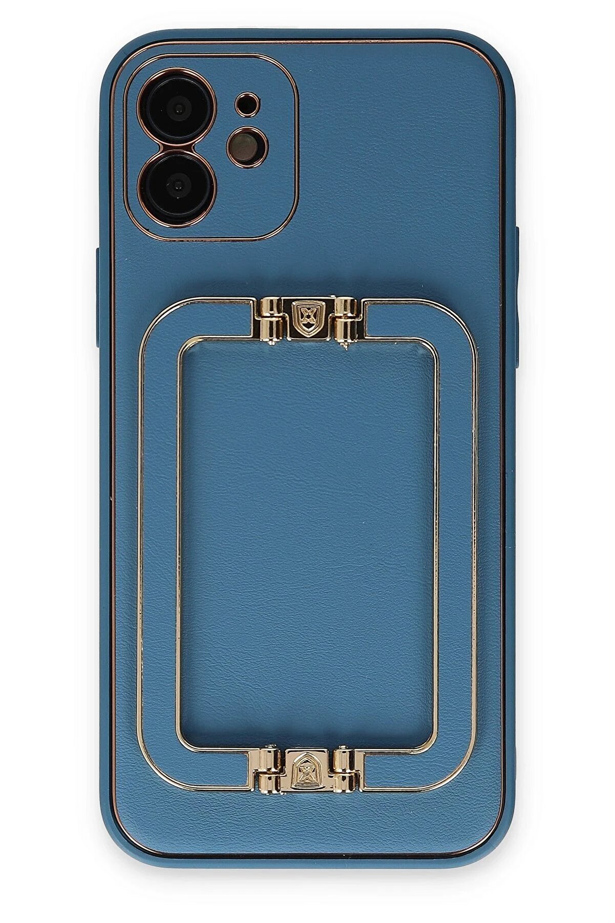 CepteToptan iPhone 12 Kılıf Coco Elit Kapak - Mavi - DROPX7209-5031