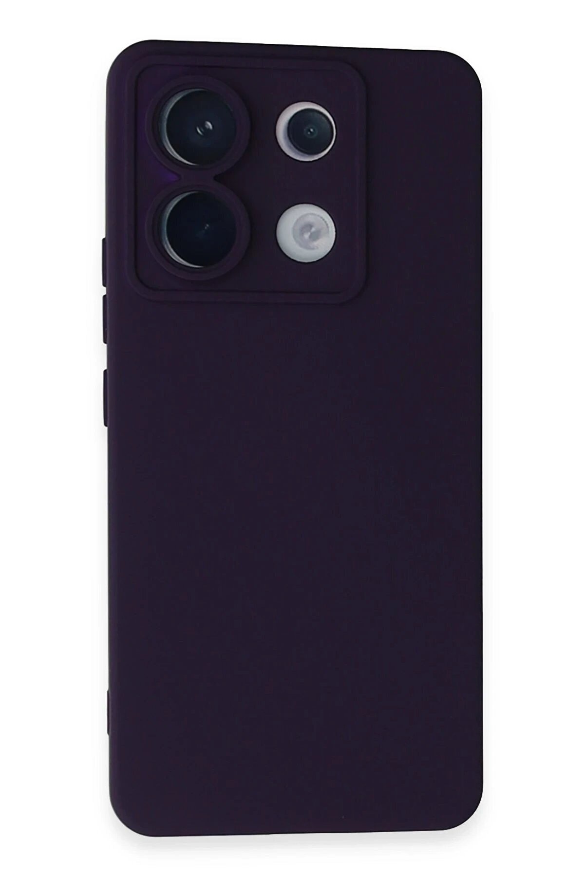 CepteToptan Xiaomi Redmi Note 13 Pro 5G Kılıf Nano i&ccedil;i Kadife Silikon - Mor - DROPX2550-4999