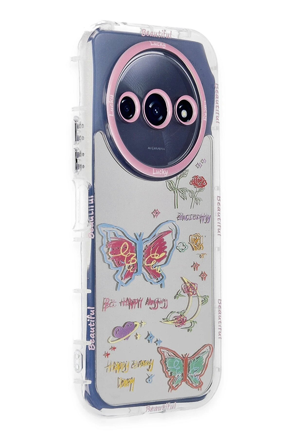 CepteToptan Xiaomi Redmi A3 4G Kılıf Reflexion Desenli Kapak - Desen 8 - DROPX5841-9007