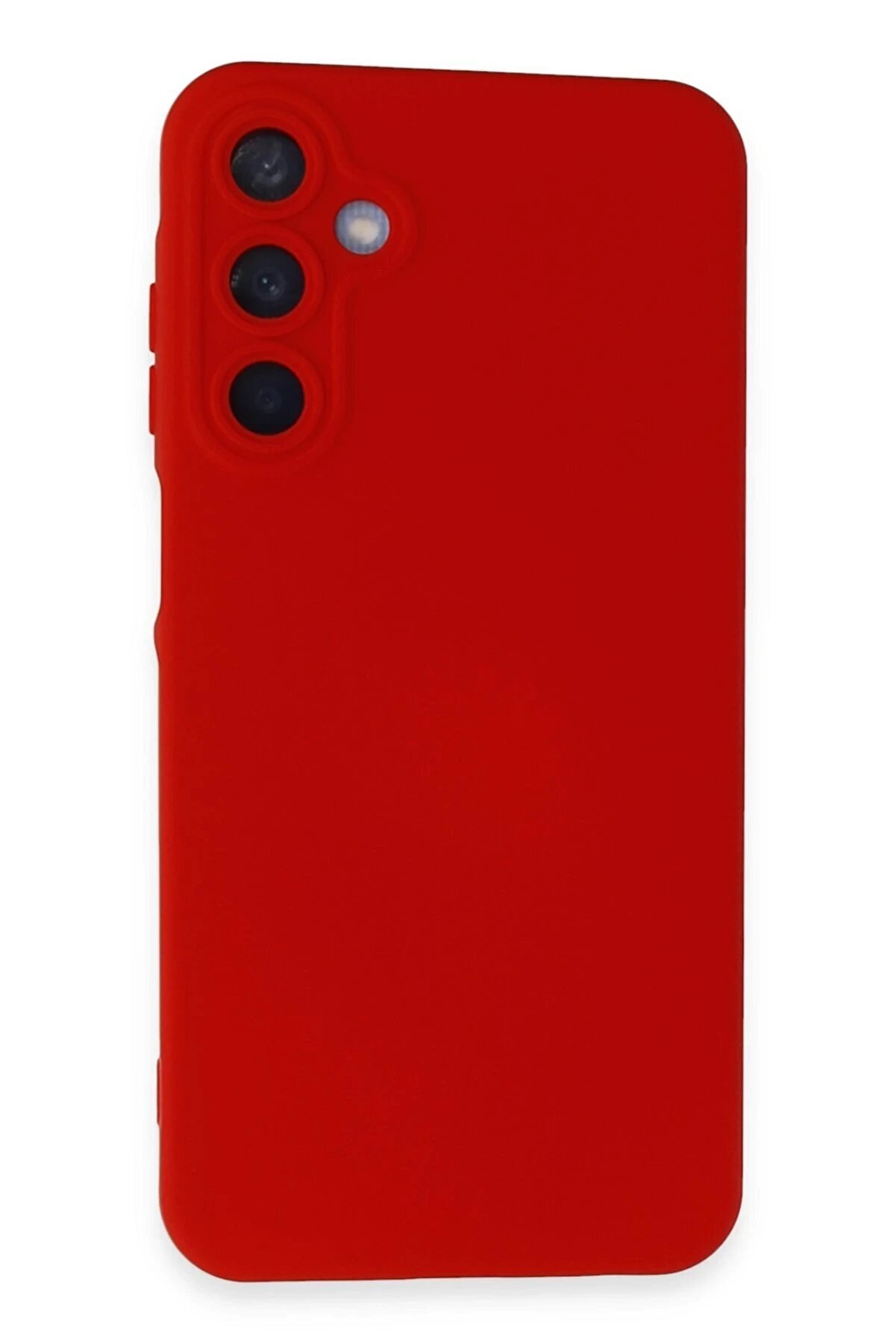 CepteToptan Samsung Galaxy A05S Kılıf Nano içi Kadife Silikon - Kırmızı - DROPX7189-5745