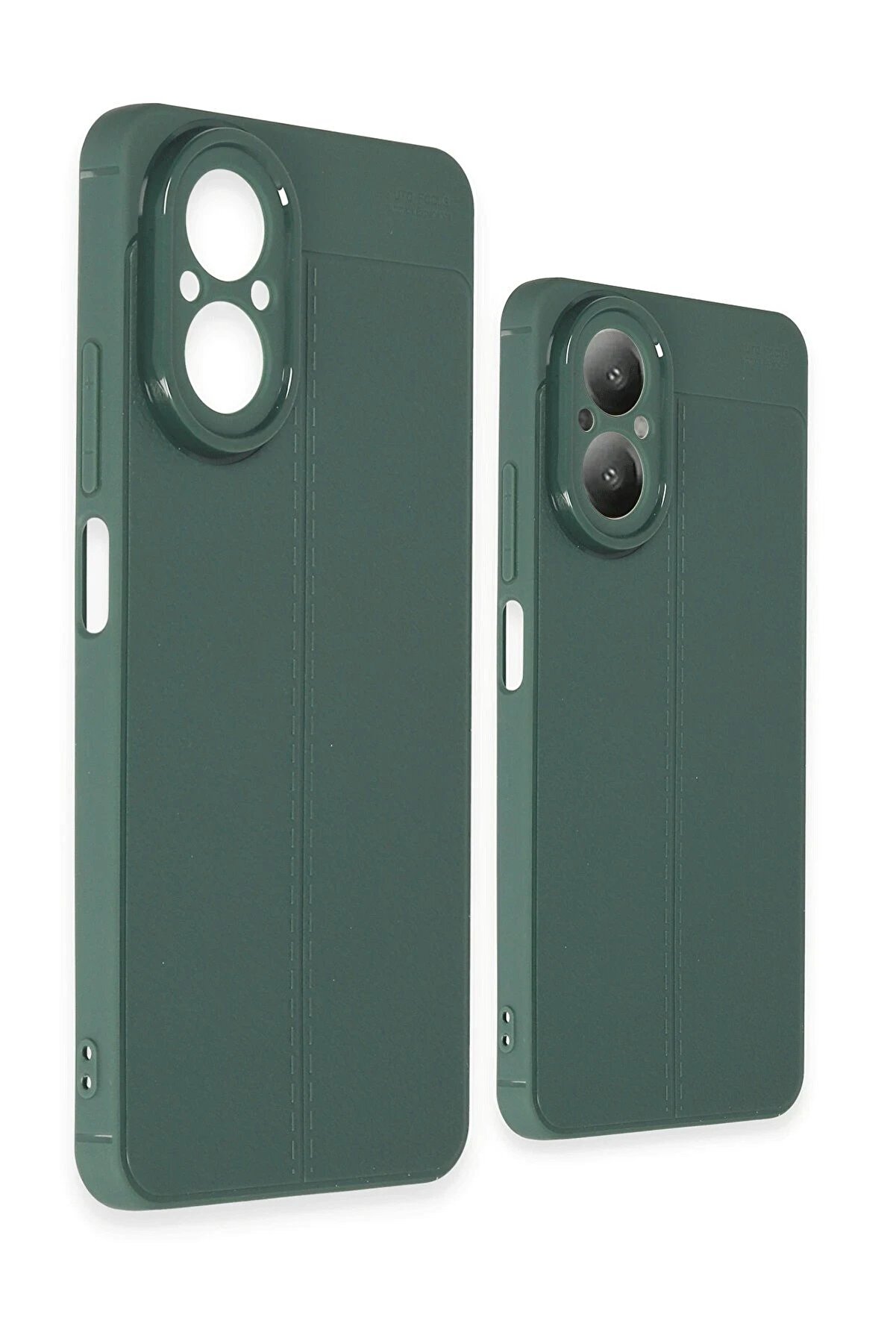 Realme 12 Li̇te Kılıf Auto Focus Kapak - Koyu Yeşi̇l - Dropx3371-3083