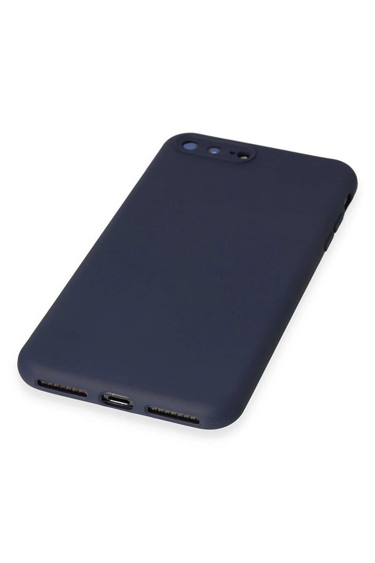 İphone 7 Plus Kılıf Fi̇rst Si̇li̇kon - Laci̇vert - Dropx5320-9264