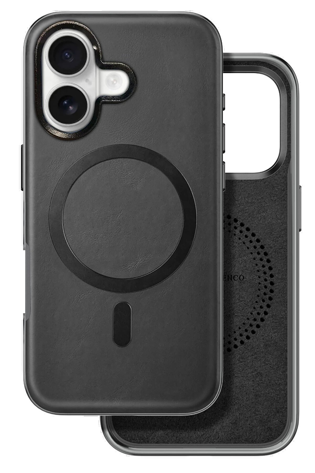 CepteToptan iPhone 16 Puskas Magsafe Kapak - Siyah - DROPX2549-4433