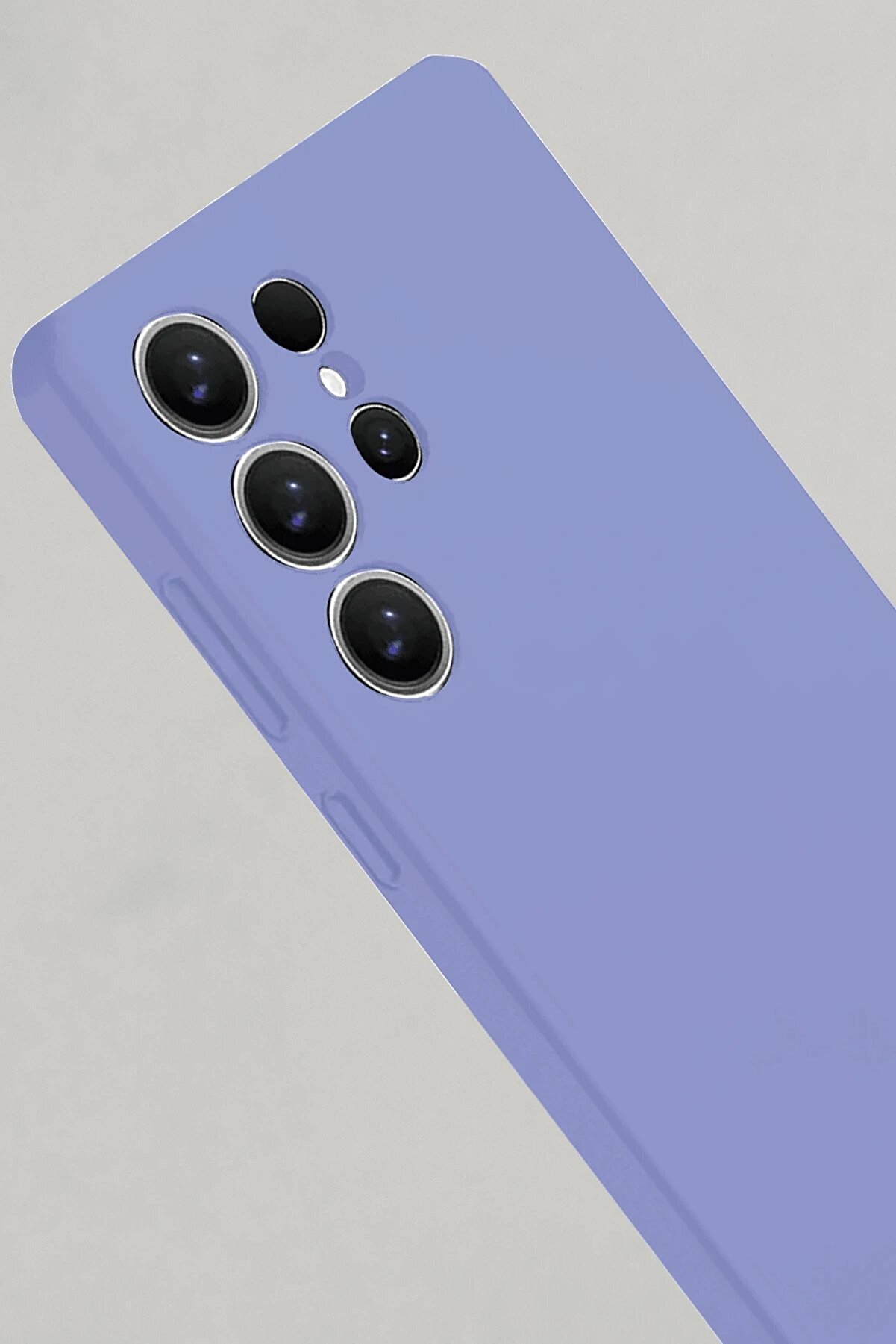 Samsung Galaxy S25 Ultra Kılıf Nano İçi̇ Kadi̇fe Si̇li̇kon - Li̇la - Dropx1137-7861