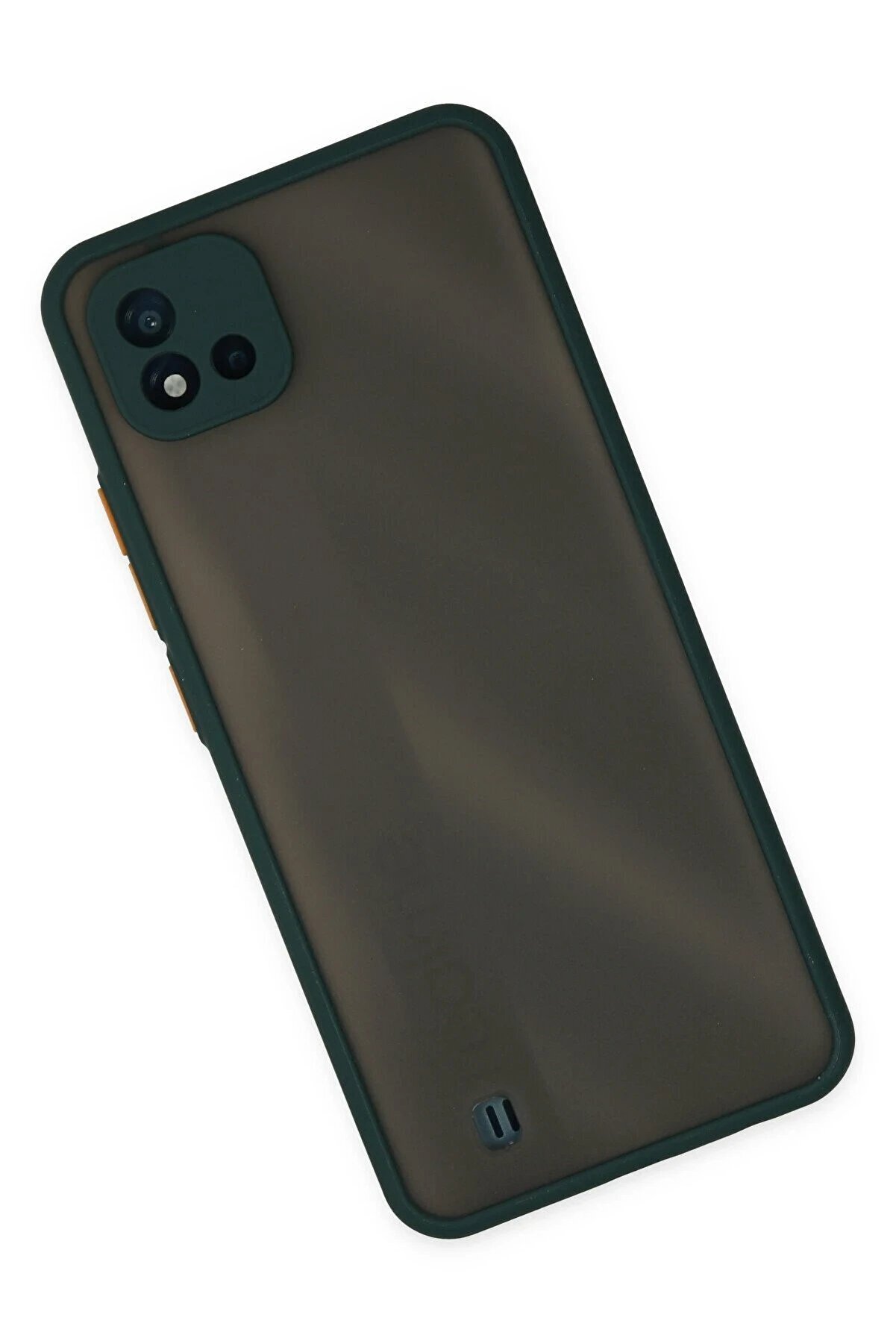 Realme C11 2021 Kılıf Montreal Si̇li̇kon Kapak - Yeşi̇l - Dropx6978-4320