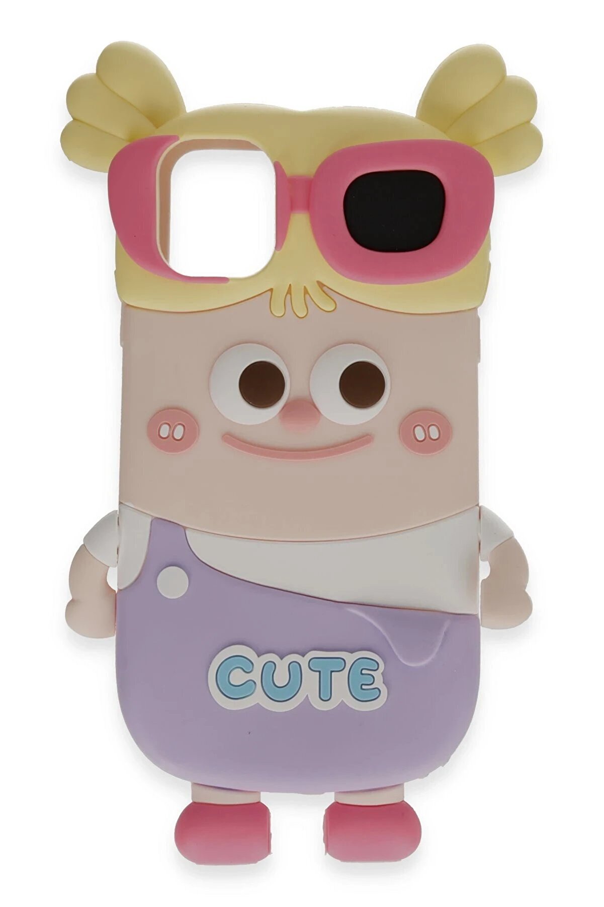 CepteToptan iPhone 15 Kılıf Poky Karakter Silikon Kapak - Desen 8 - DROPX7055-5061