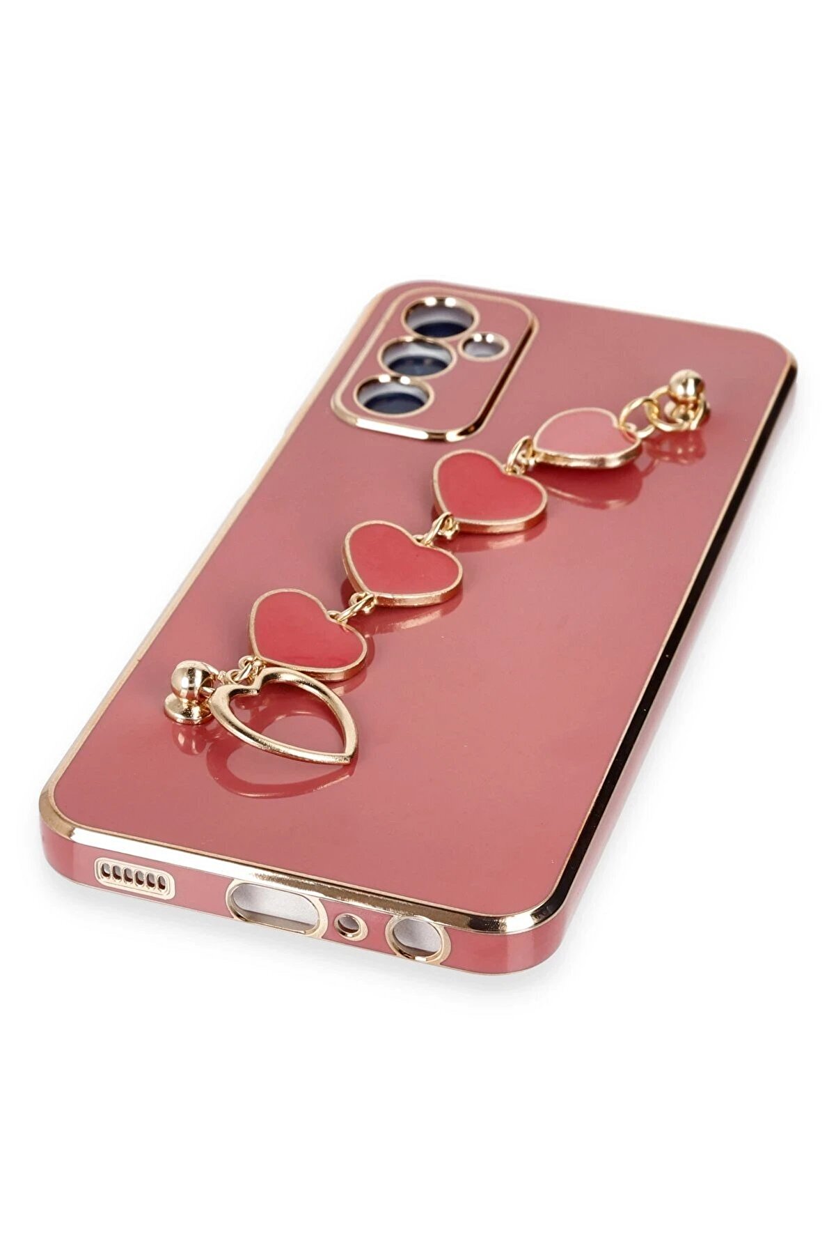 Samsung Galaxy A14 4G Kılıf Esi̇la Si̇li̇kon - Kırmızı - Dropx8137-8621