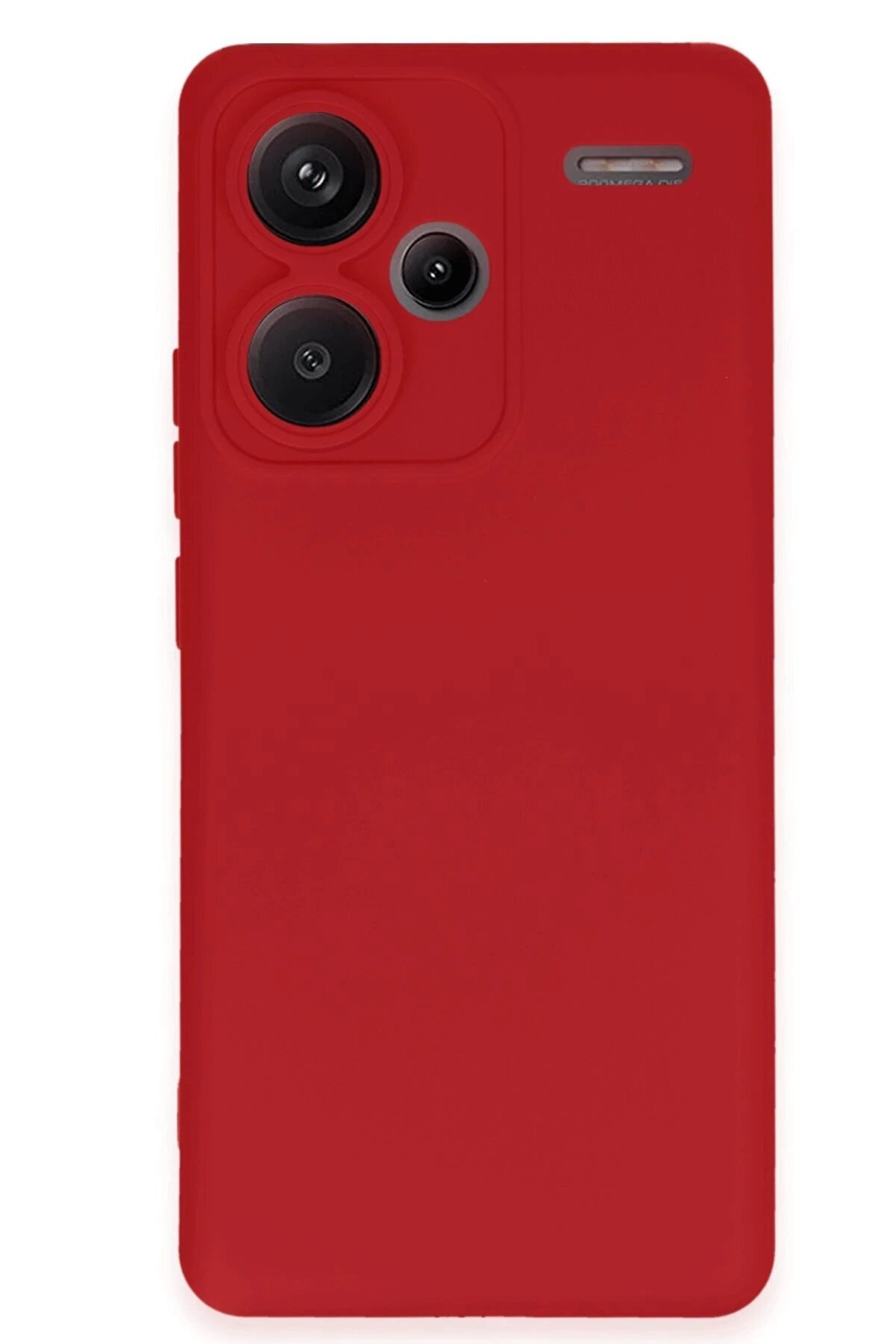 CepteToptan Xiaomi Redmi Note 13 Pro Plus Kılıf Nano içi Kadife Silikon - Kırmızı - DROPX5975-5097