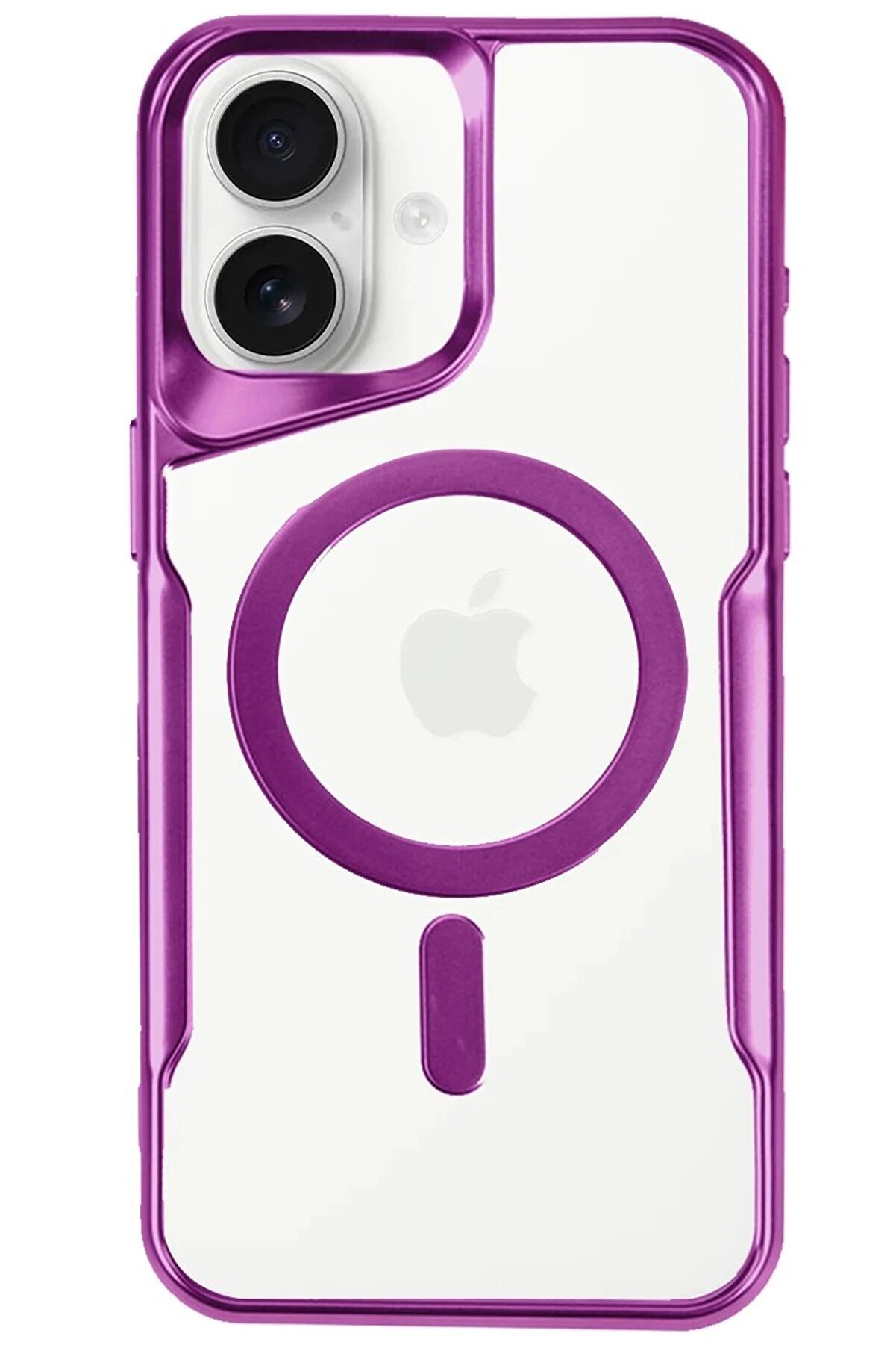 CepteToptan iPhone 16 Plus Kılıf Boyi Magsafe Silikon Kapak - Pembe - DROPX3057-2764