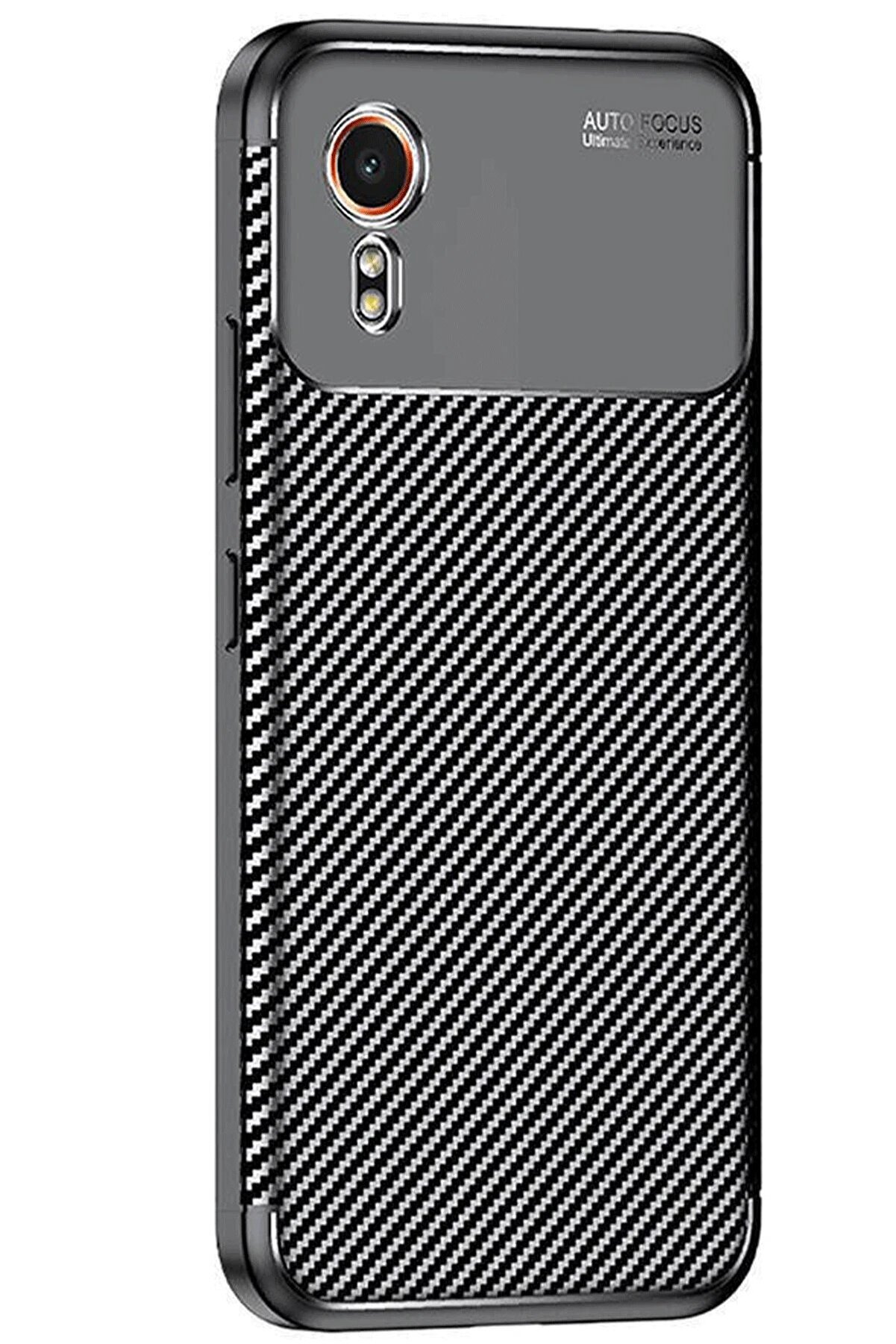 Samsung Galaxy Xcover 7 Kılıf Auto Focus Karbon Kapak - Si̇yah - Dropx5525-7778