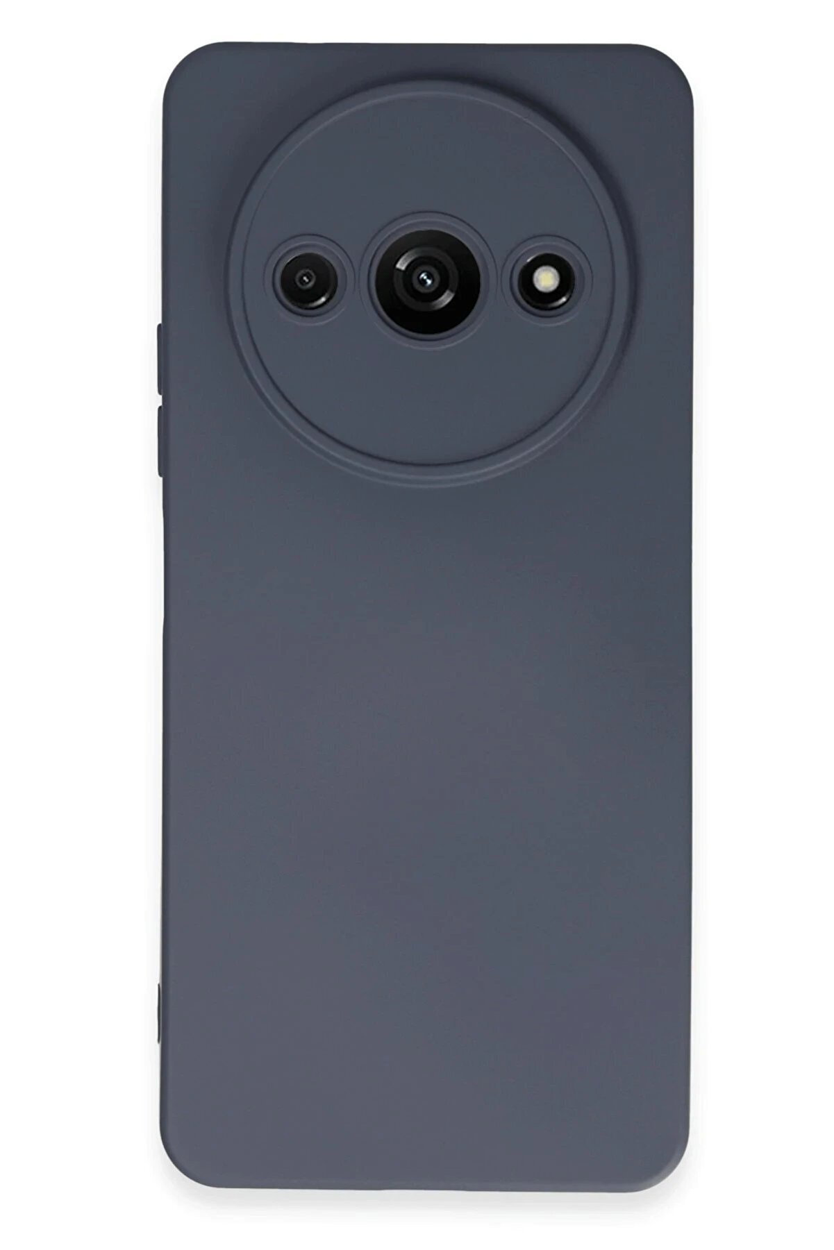 CepteToptan Xiaomi Redmi A3 4G Kılıf Nano içi Kadife Silikon - Gri - DROPX5682-6756