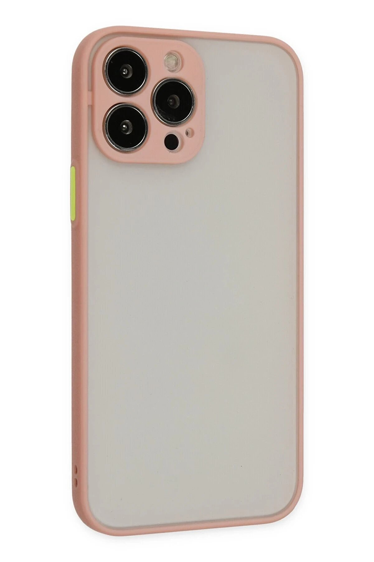 İphone 13 Pro Kılıf Montreal Si̇li̇kon Kapak - Pembe - Dropx5929-7697