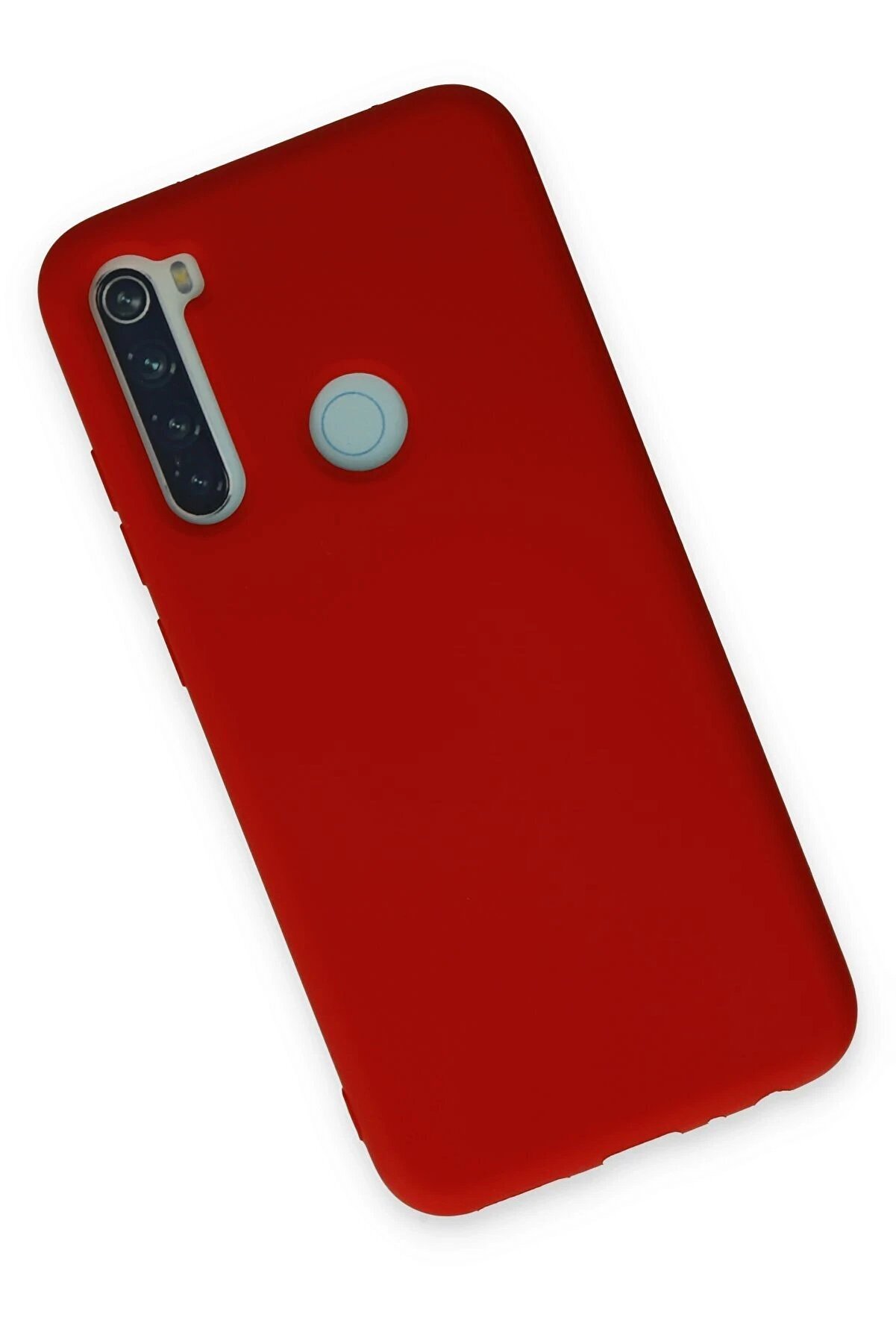 Xi̇aomi̇ Redmi̇ Note 8 Kılıf Nano İçi̇ Kadi̇fe Si̇li̇kon - Kırmızı - Dropx9761-8084