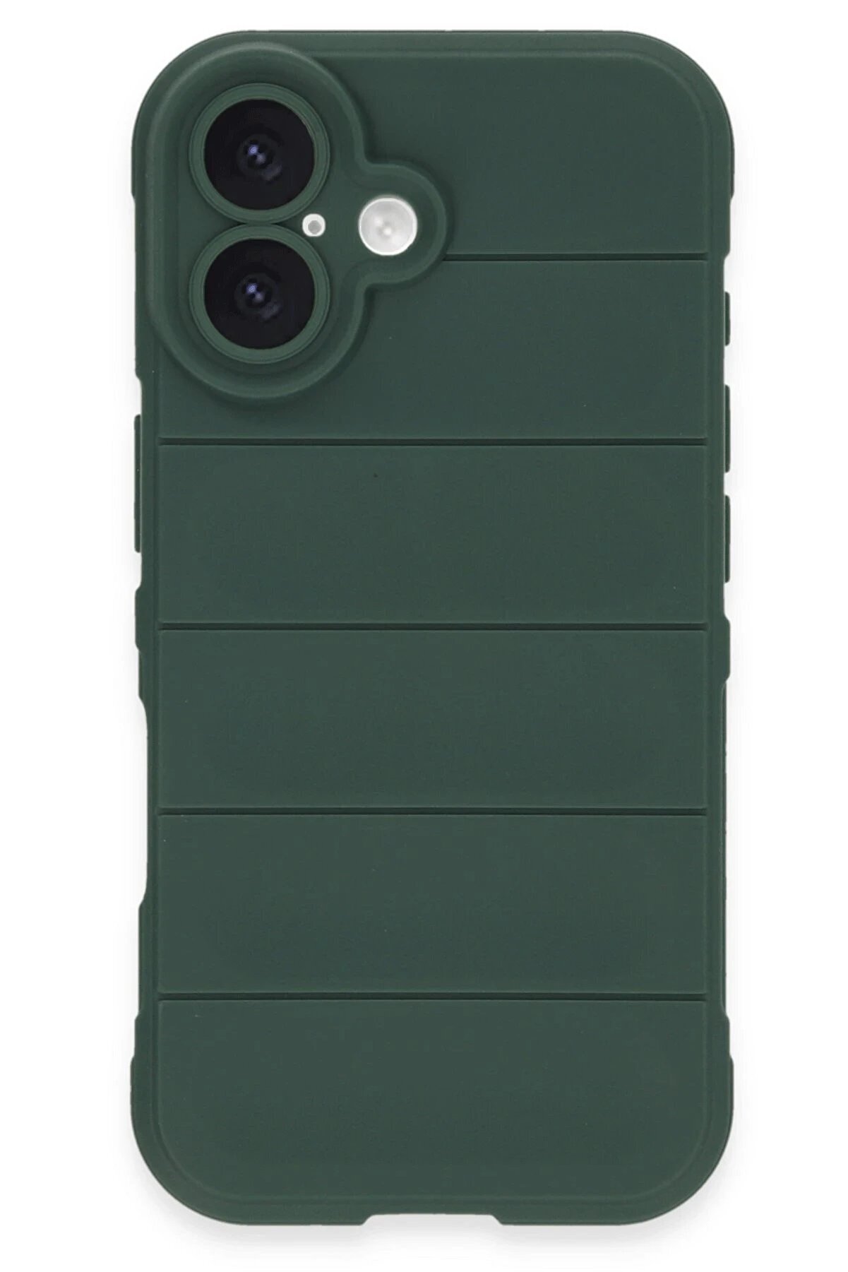 CepteToptan iPhone 16 Plus Kılıf Optimum Silikon - Koyu Yeşil - DROPX3167-7991