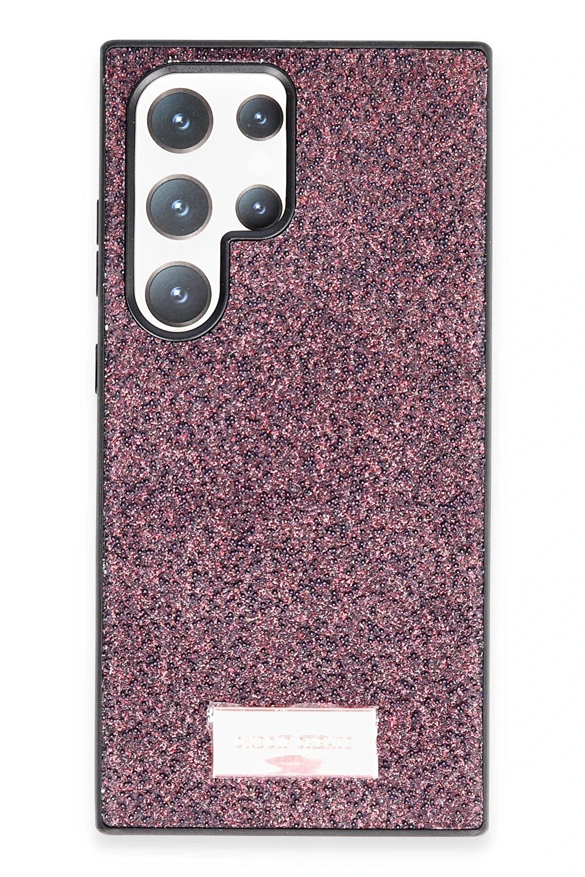 CepteToptan Samsung Galaxy S23 Ultra Bright Simli Kapak - Derin Mor - DROPX2829-4864