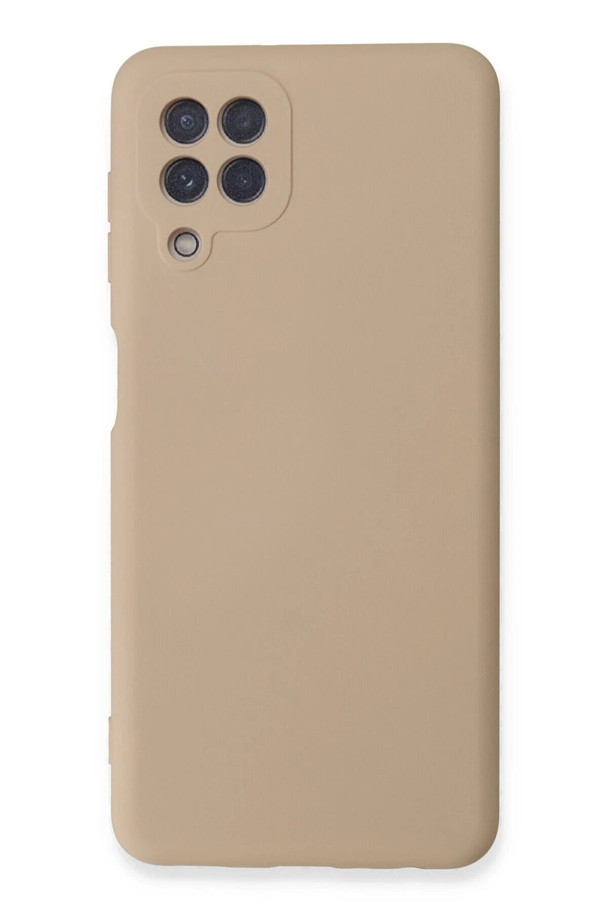 CepteToptan Samsung Galaxy A22 Kılıf Nano içi Kadife Silikon - Pudra - DROPX5110-3769