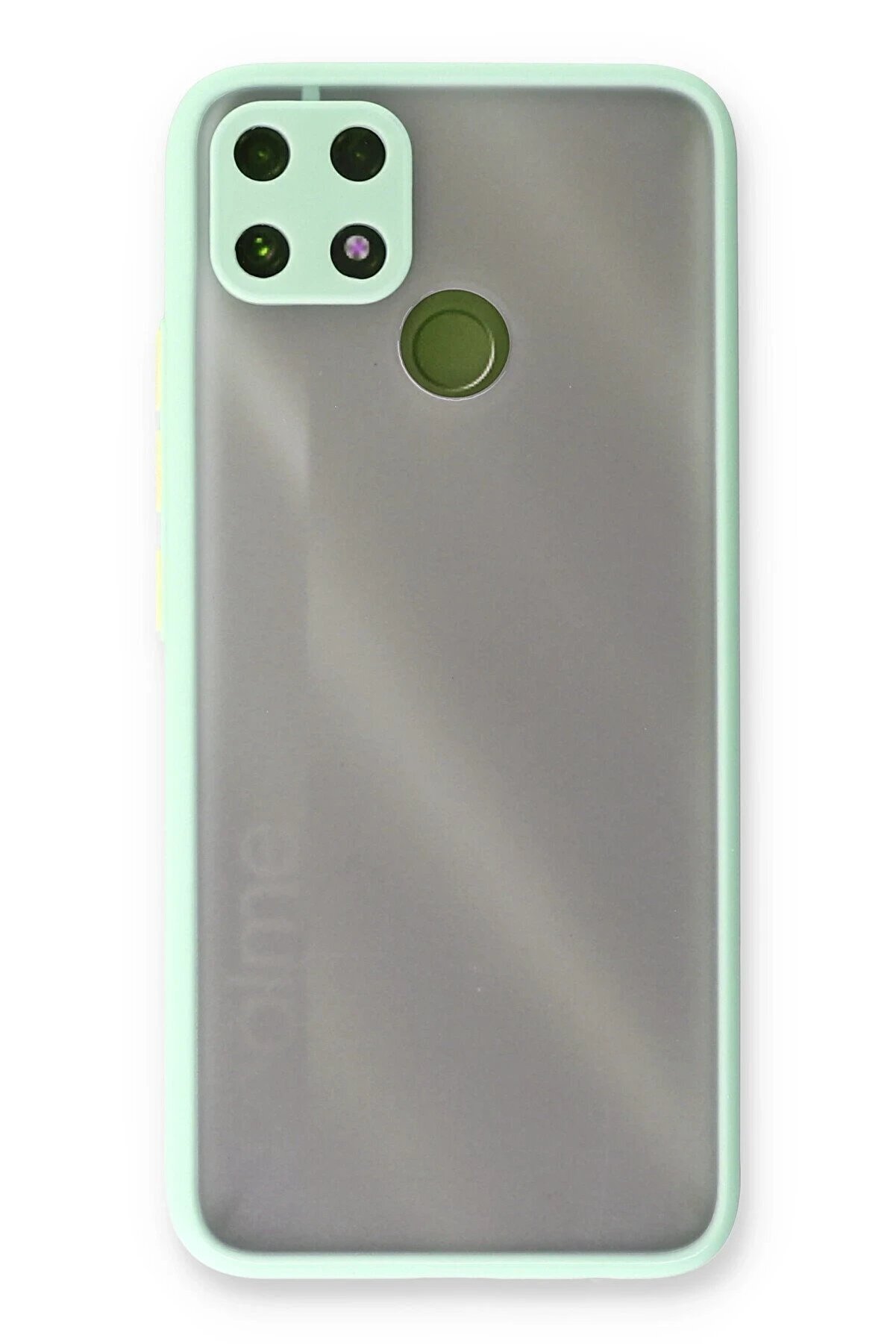 CepteToptan Realme C25 Kılıf Montreal Silikon Kapak - Turkuaz - DROPX6432-1755