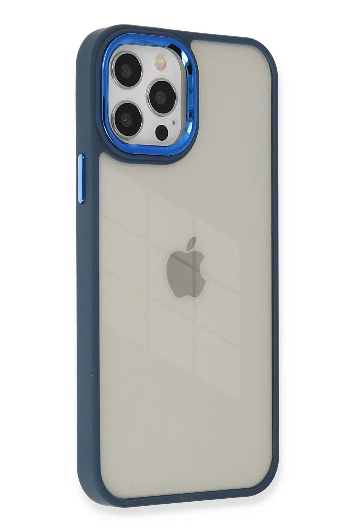 CepteToptan iPhone 12 Pro Max Kılıf Dora Kapak - Mavi - DROPX4820-7660