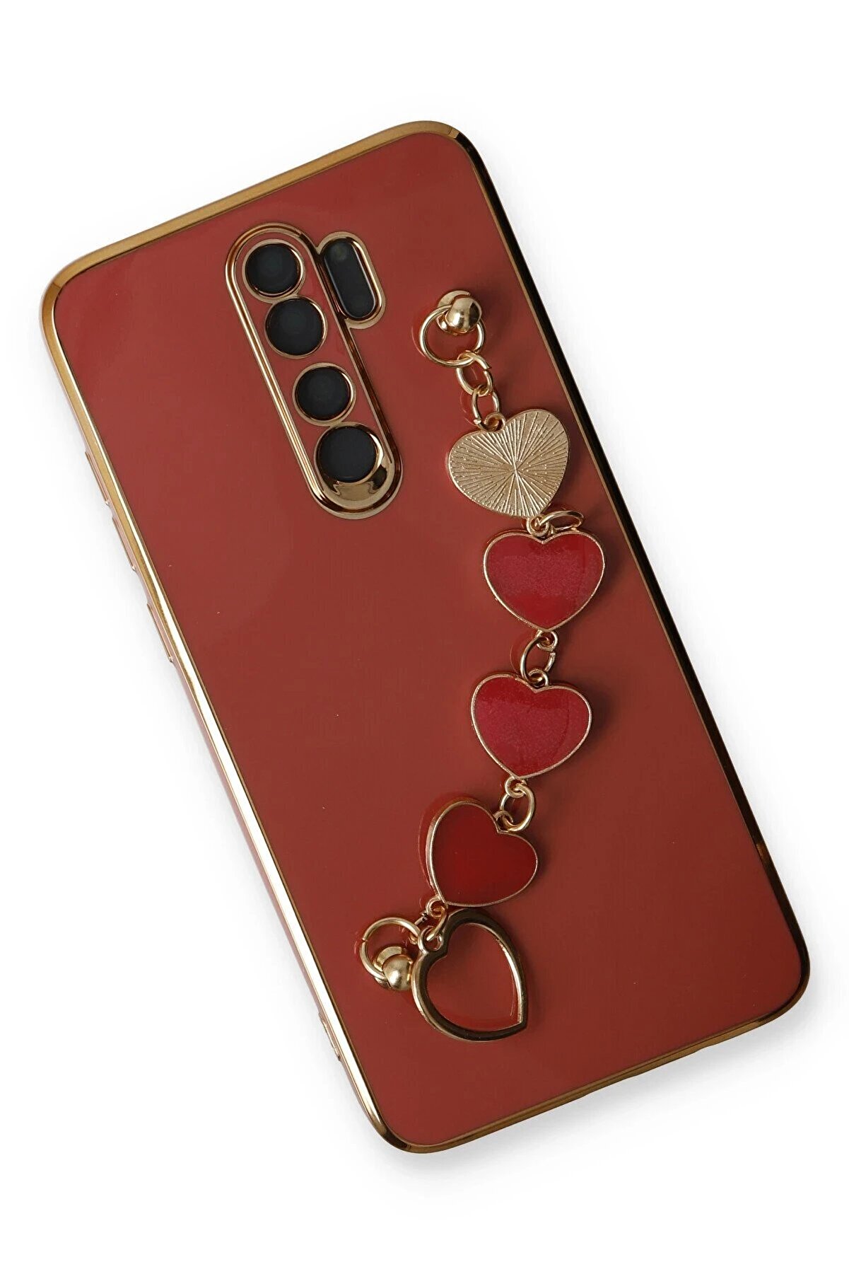 Xi̇aomi̇ Redmi̇ Note 8 Pro Kılıf Esi̇la Si̇li̇kon - Kırmızı - Dropx5392-7705