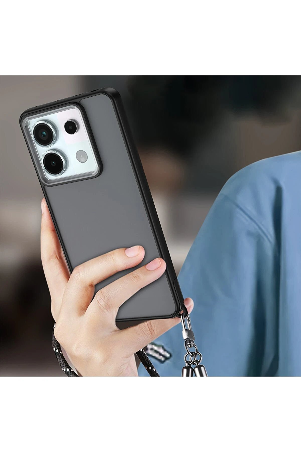 Xi̇aomi̇ Redmi̇ Note 13 Pro 5G Kılıf Elegant Kapak - Si̇yah - Dropx2618-5477